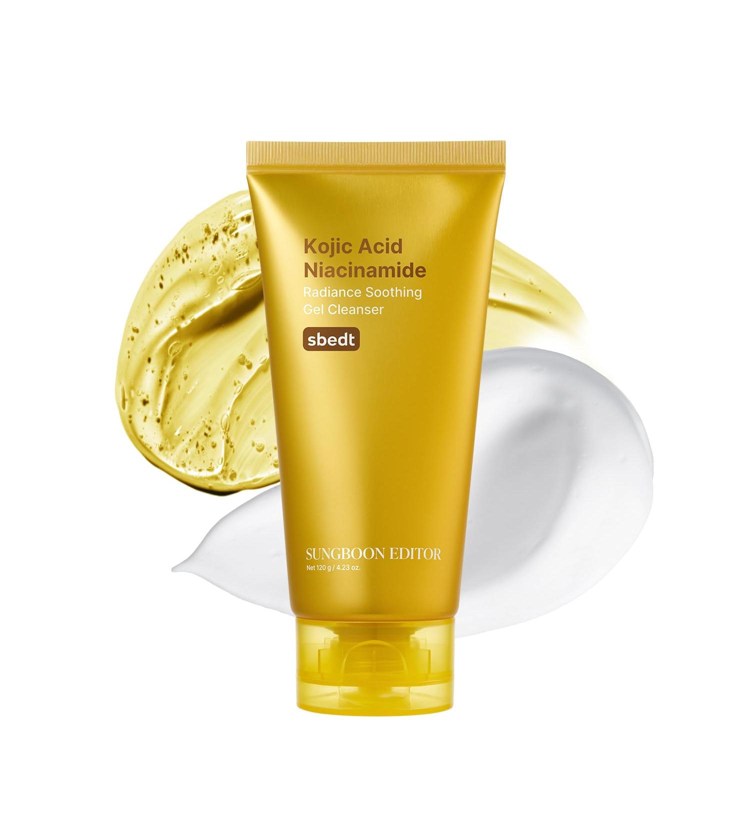 SUNGBOON EDITOR Kojic Turmeric Capsule Brightening Cleanser for Uneven Spots Acne-prone Skin & Blackhead | Low pH Gentle Gel Face Wash | Kojic Acid & Niacinamide | Korean Skincare 4.23 Fl Oz (Pack of 1) - Buy Online on GoSupps.com