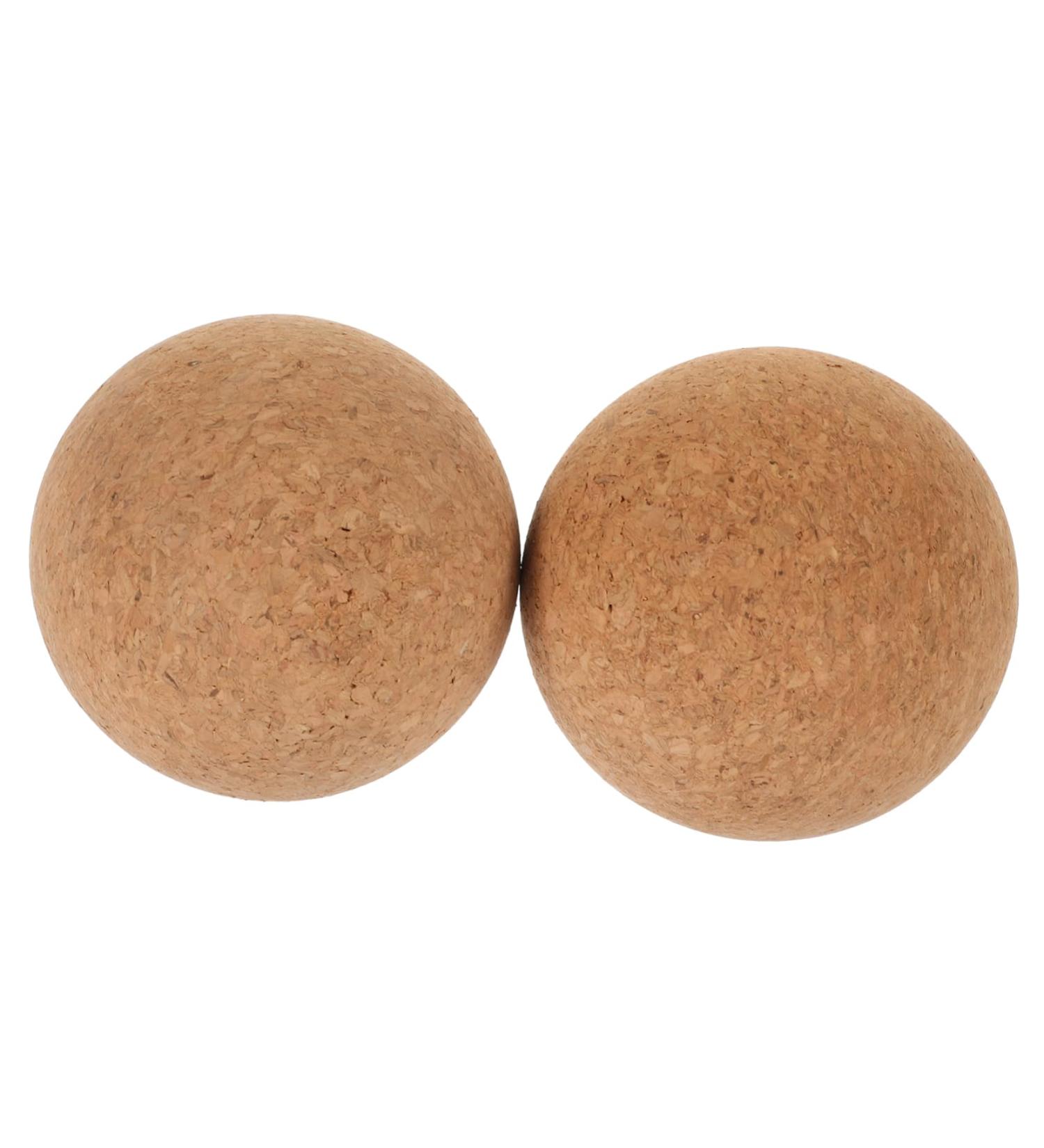 Healeved Cork Yoga Ball & Massage Roller | Gym Body Massager & Fitness Aid for Muscle Relief - Buy Online on GoSupps.com