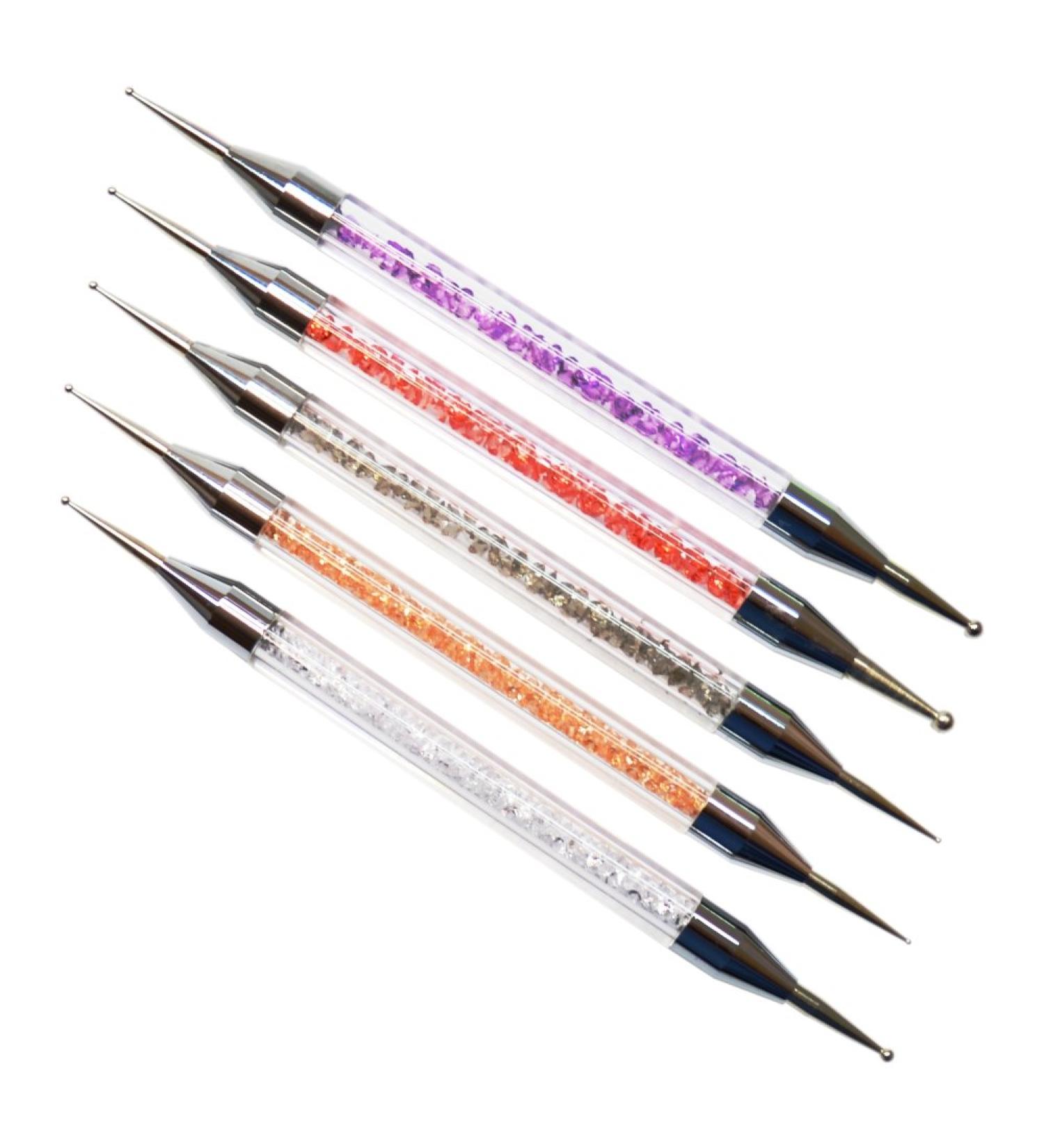 5 pieces HQ swirrotool filled with rhinestones