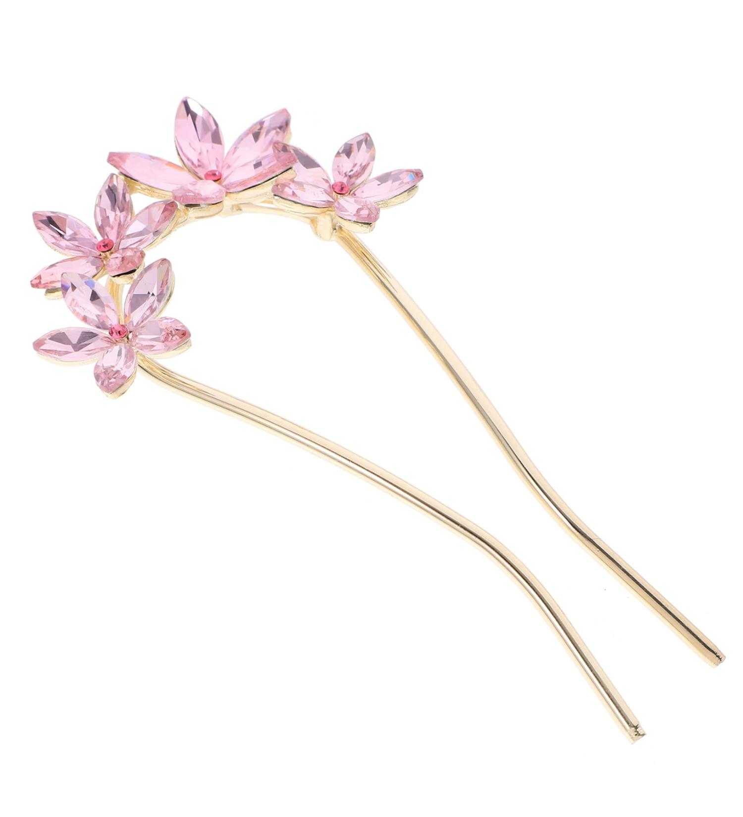 Healeved U-shaped Card Issuance Rhinestone Hair Pins Wedding Headpiece Chignon Pin Bridal Hair Accessories Hair Styling Pins Hair Barrettes Hair Decorations for Women Rhinestones - Buy Online on GoSupps.com