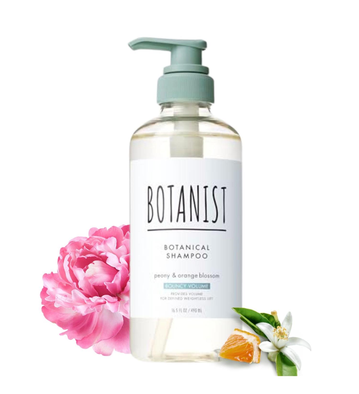 Botanist Japanese Organic Shampoo for Flat Hair - Strengthen & Revitalize Sulfate & Silicone Free 490 mL | Peony & Orange Blossom - Buy Online on GoSupps.com