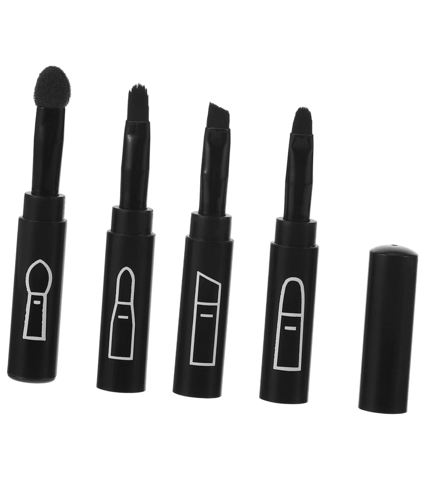 Didiseaon 4-in-1 Retractable Makeup Brush Kit for Women - Travel-Friendly Eyebrow Spoolie & Eyeliner Brushes - Buy Online on GoSupps.com