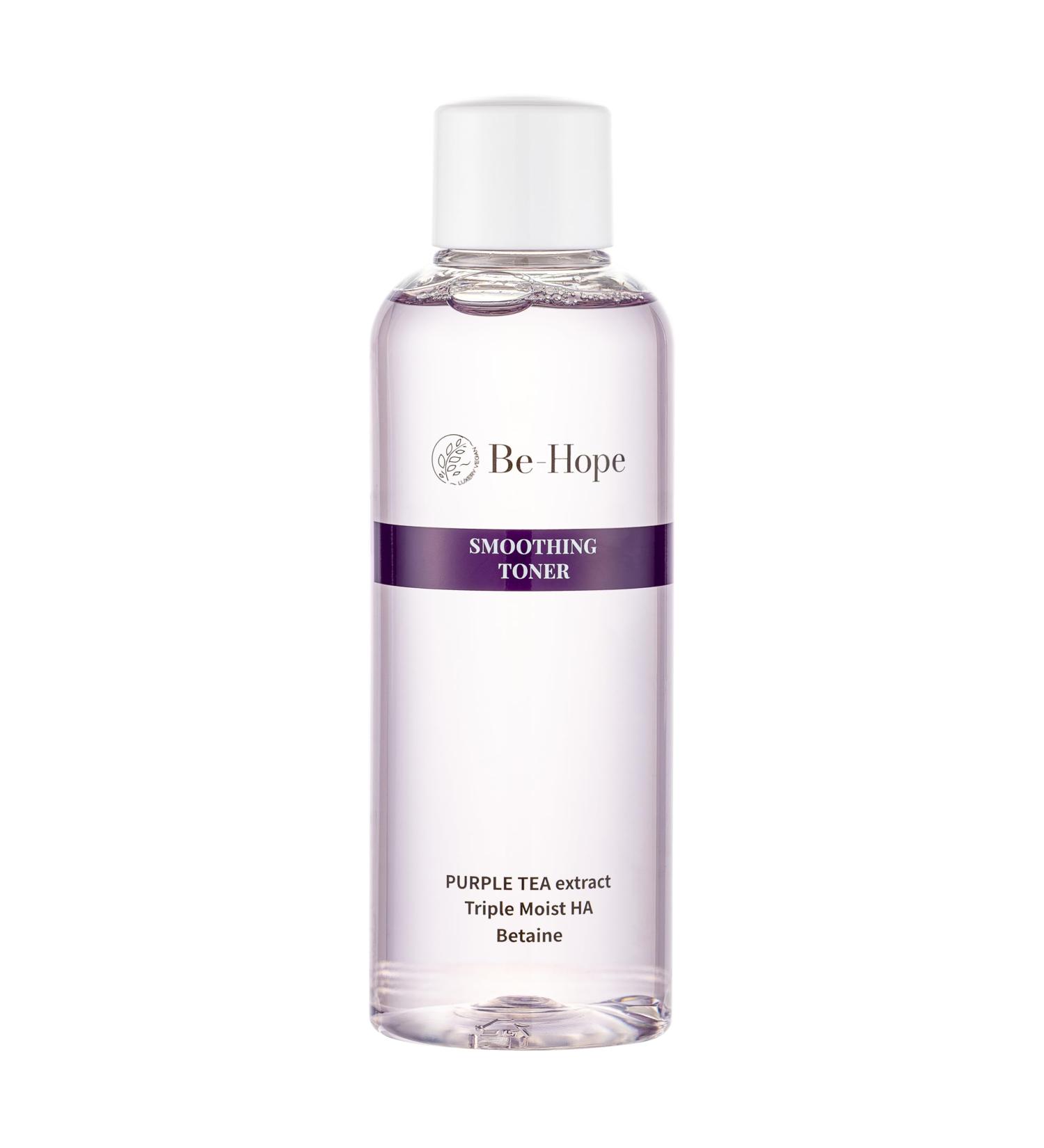 Be-Hope Vegan Luxury Smoothing Toner Hydrating and Calming Facial Toner with Vegan Peptides, Panthenol, Allantoin pH Balanced, Sensitive Skin 200ml / 6.76 fl oz - Buy Online on GoSupps.com