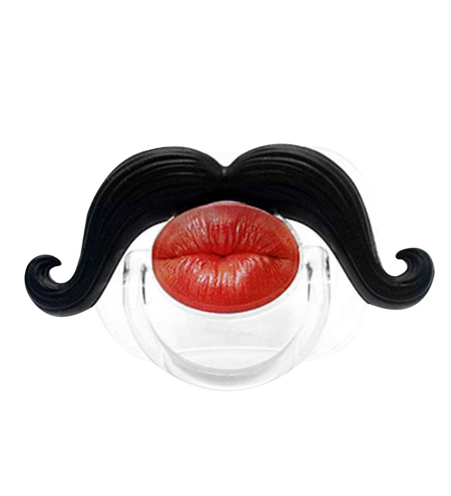 Vincente Silicone Pacifier for Toddlers - Orthodontic Mustache Design | Soft & Safe Silicone for Babies | Unisex - Buy Online on GoSupps.com