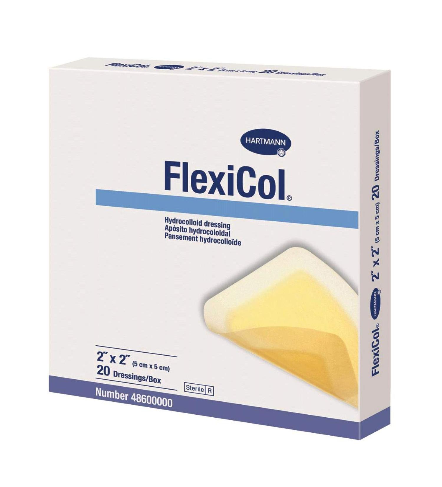 Conco Flexicol 2X2 Hydrocolliod Dressing - Box of 20 - Model 48600000 by CONCO