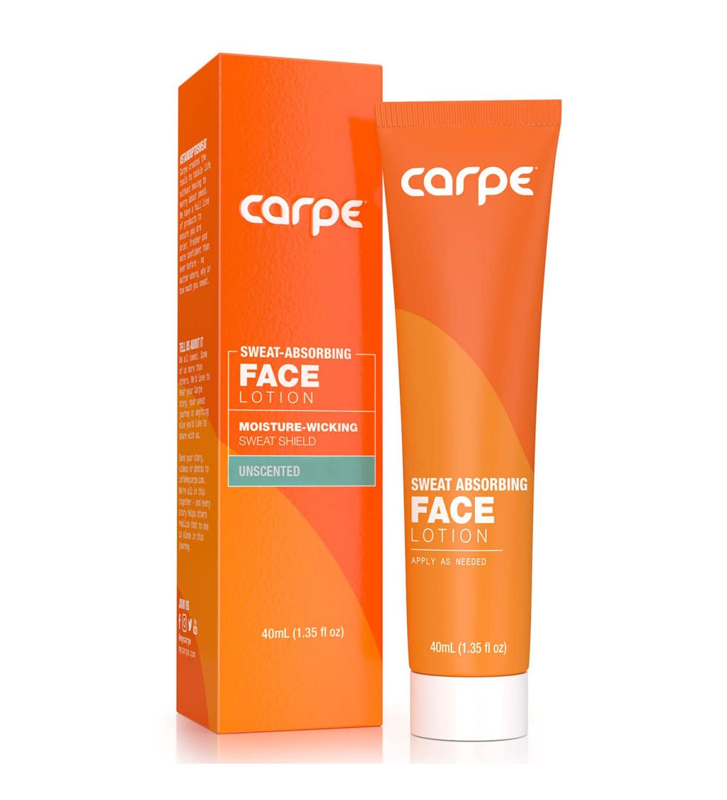 Carpe Sweat Absorbing Face Gel - Controls Oil and Keeps Face Dry - 1.35 Fl Oz - Buy Online on GoSupps.com
