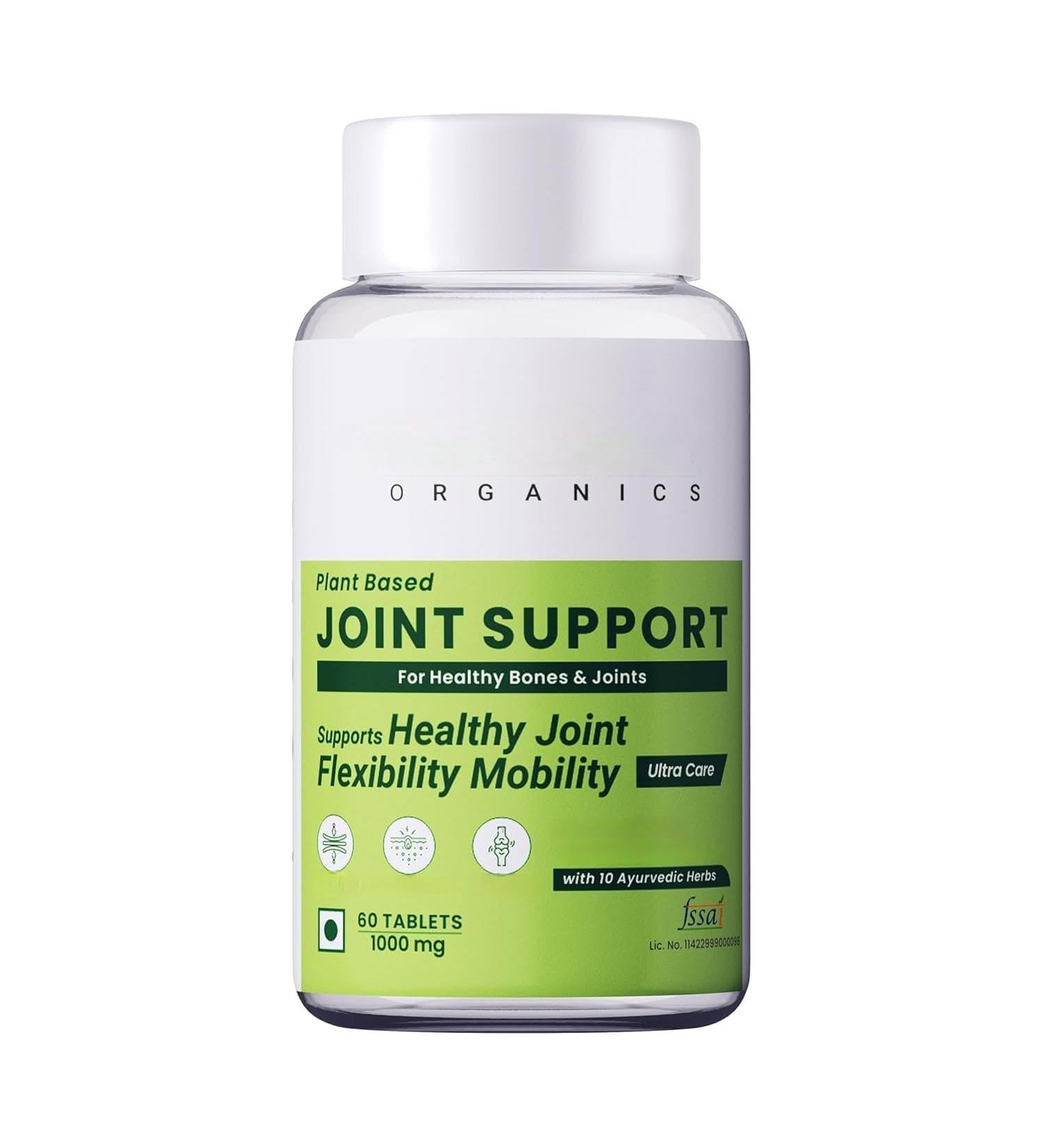 HealthVeds Plant Based Joint Support 1000 Mg With Moringa Leaves Powder Boswellia Serrata Powder | 60 Veg Tablets | Supports Healthy Joints - Buy Online on GoSupps.com