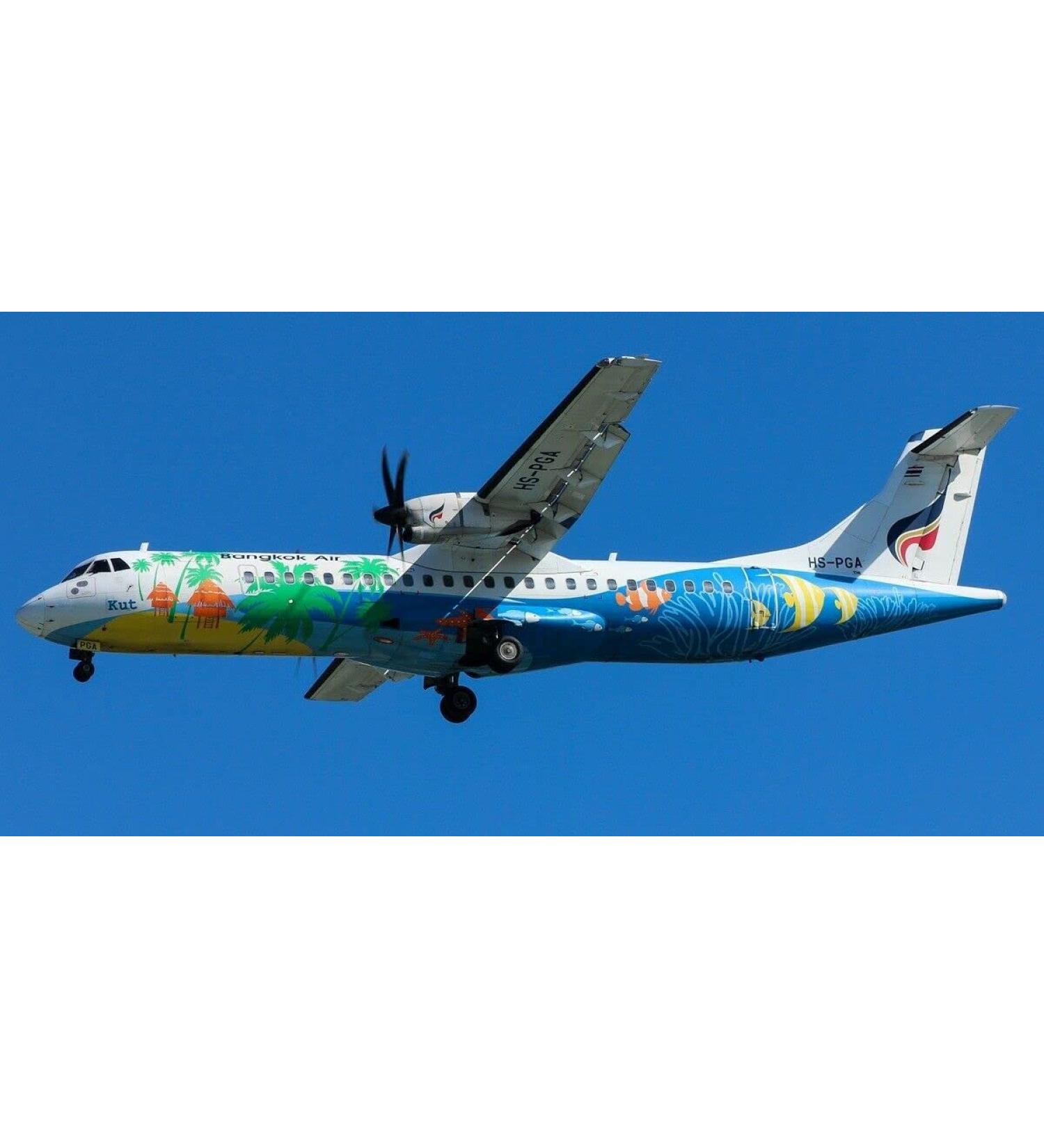 ATR 72-500 BANGKOK AIRWAYS REG: HS-PGA with stand limited edition 160 pieces JC2748 1/200