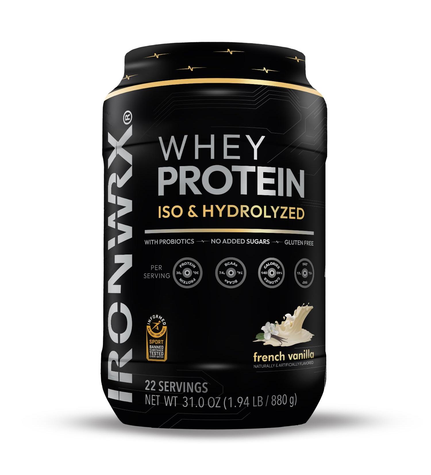 100% Hydrolyzed Whey Protein Isolate | 30g Protein 7.4 g BCAAs | French Vanilla | Informed Sport Certified Banned Substance Free | Low Carb Keto Friendly Fast Absorbing Powder | 22 Servings French Vanilla 1.94 Pound (Pac  - Buy Online on GoSupps.com