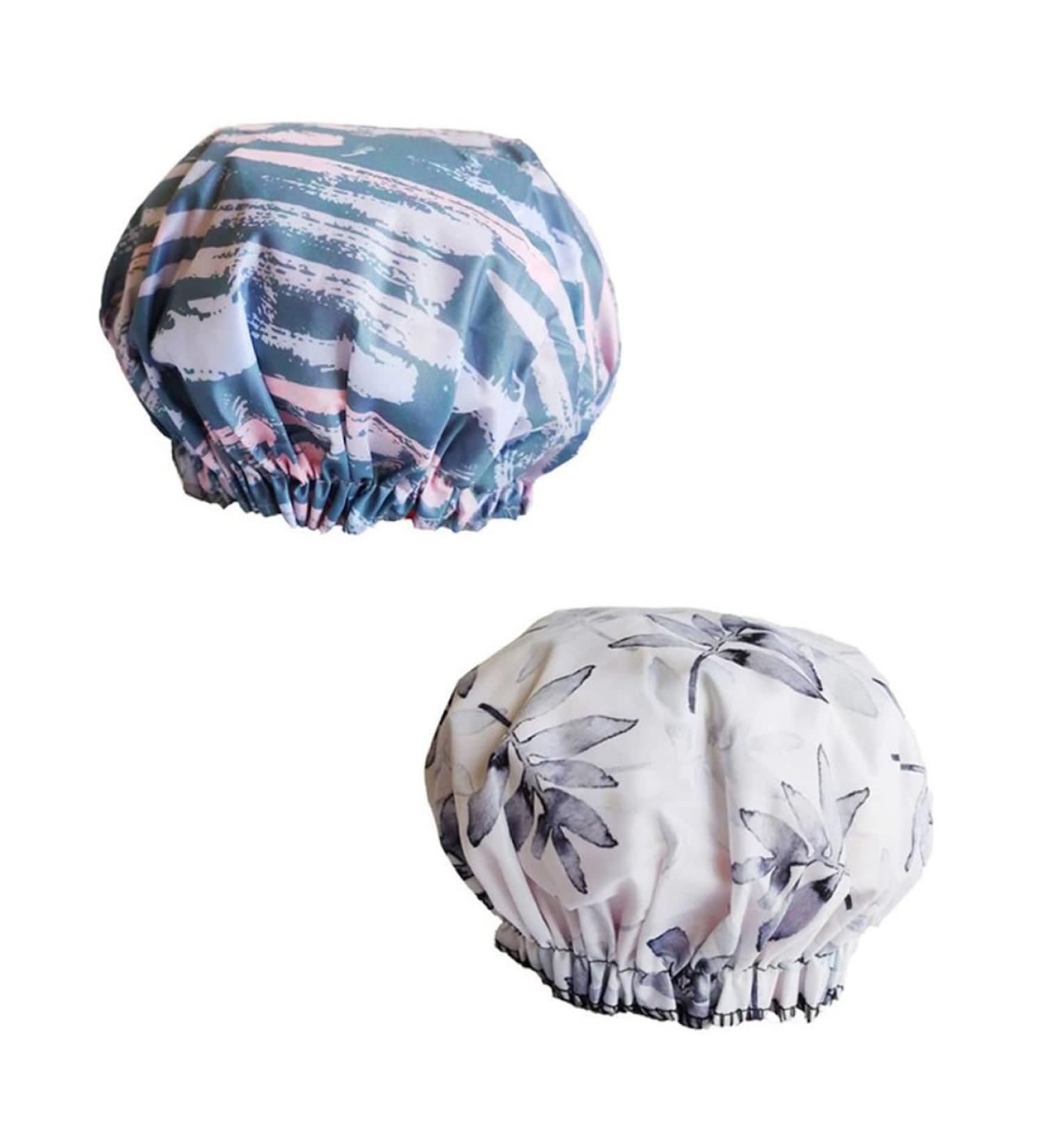 Healeved La Hats for Women - 2pcs Fluffy Shower Caps Bath Cap for Girls and Women - Hair Protective Head Cover for Showering and Swimming - Buy Online on GoSupps.com