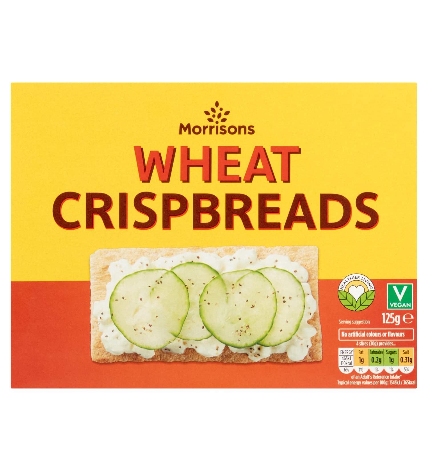 Morrisons Wheat Crispbread, 125g