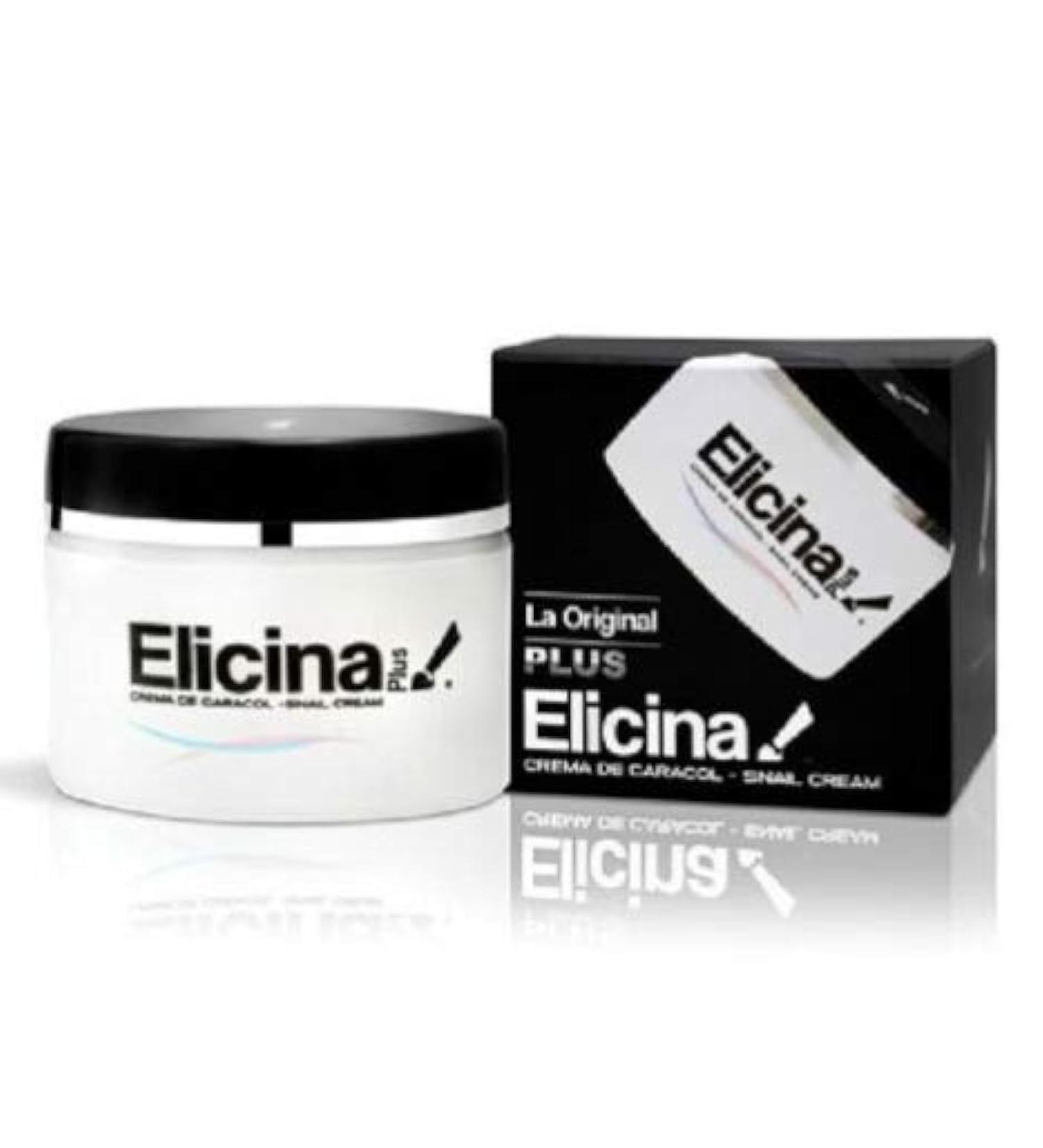 2 Jars Elicina Plus Crema de Caracol Snail Cream with Moisturizer