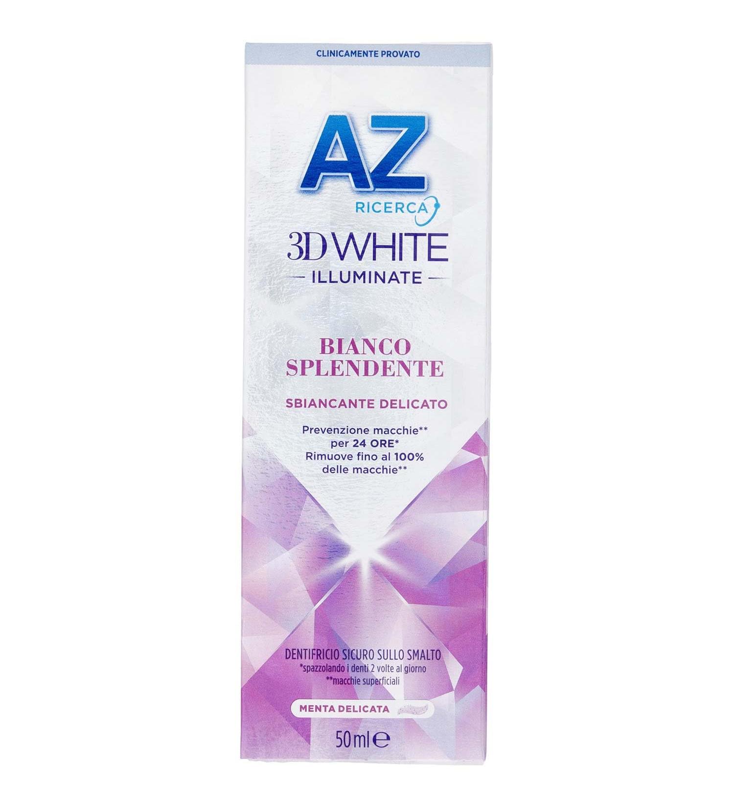  AZ RICERCA AZ 3DWhite Illuminate Advanced Whitening Toothpaste 50 ml. 1 Toothpaste - Buy Online on GoSupps.com