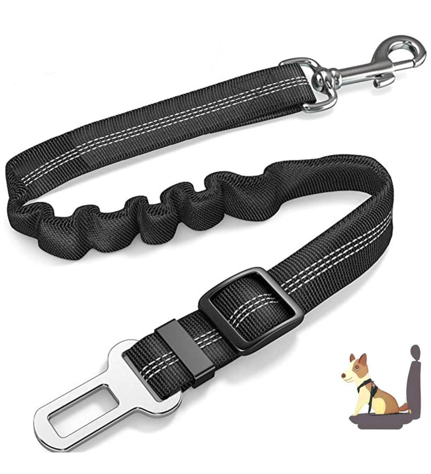 Razor Belt Dog Car Harness Extension | Padded Leash & Universal Carabiner for Safe Dog Travel - Buy Online on GoSupps.com