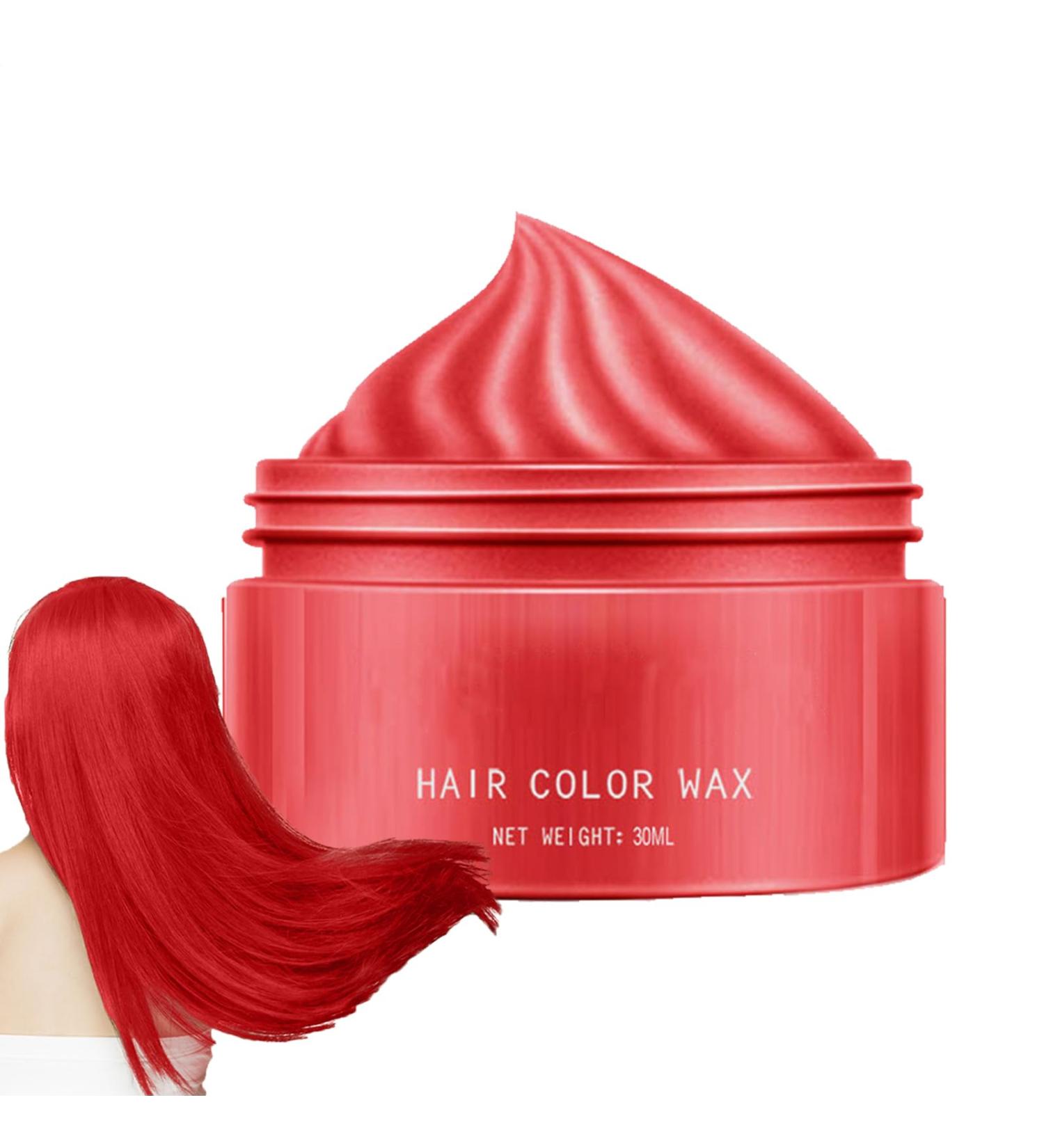 Holds Hair Color Wax 30 ml Temporary Color Wax Washable hair dye for women young people parties fancy dress parties Red 1 unit Lot de 1 - Buy Online on GoSupps.com