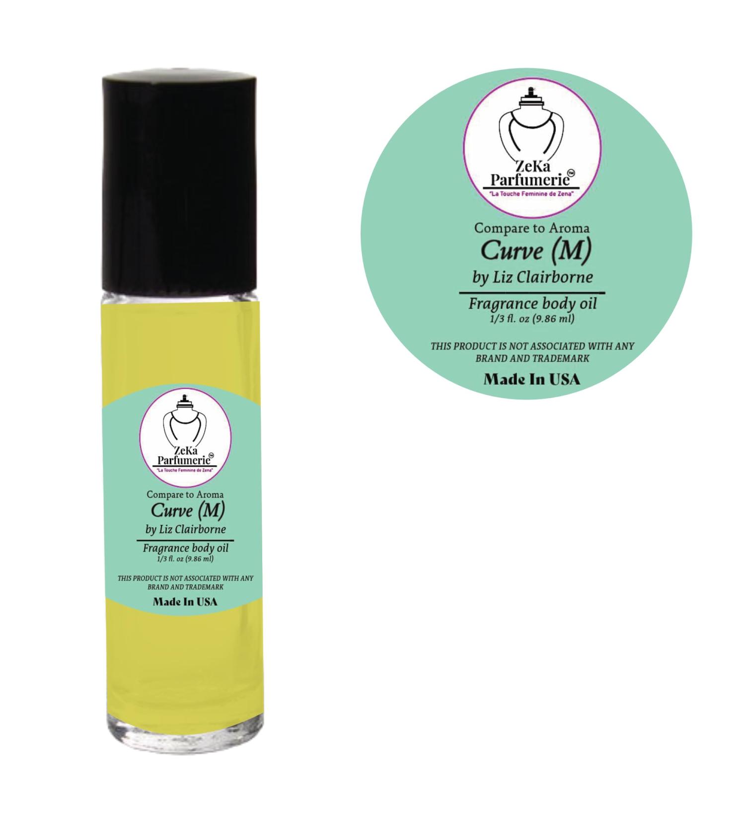 Curve for Men Fragrance Body Oil - Compare to Aroma | 1/3 oz Roll-On Bottle | International Shipping Available - Buy Online on GoSupps.com