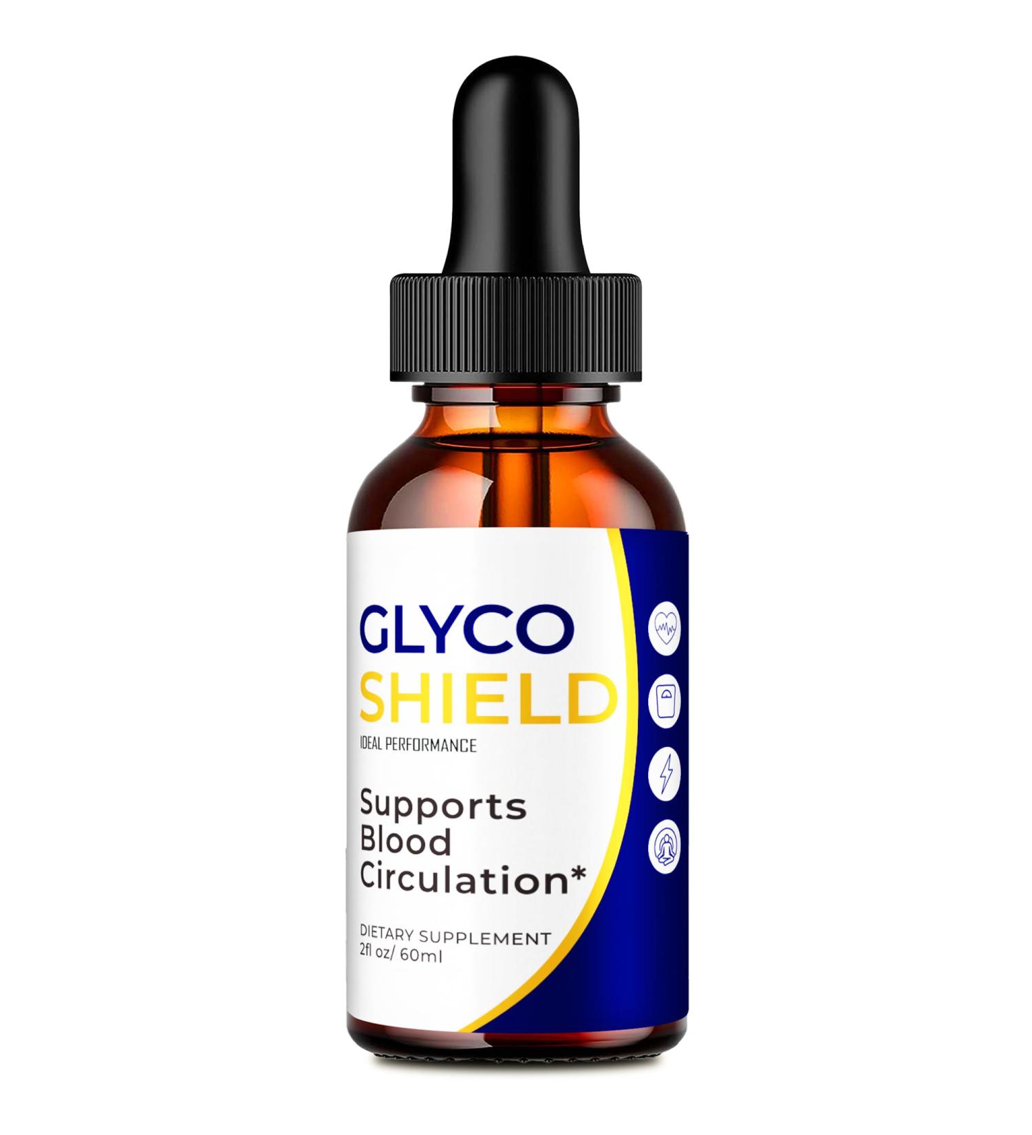 Glyco Shield Drops Glyco Shield Blood Formula Support Supplement Drops - Maximum Strength All Natural Healthy Circulation Stable Levels & Overall Health Advanced GlycoShield Reviews (1 Pack) - Buy Online on GoSupps.com