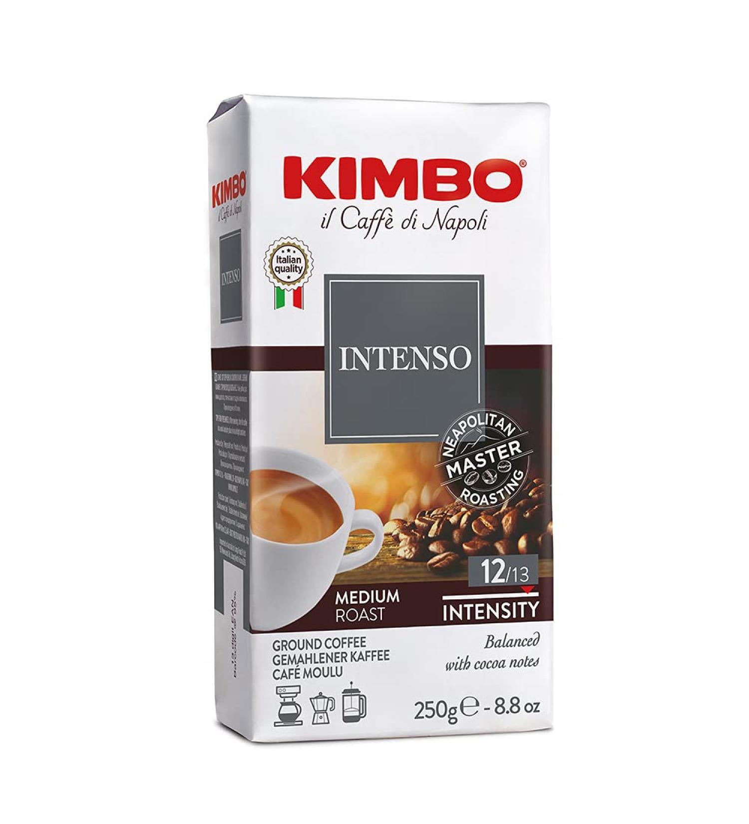 Kimbo Coffee Intenso Ground (4 x 250g)