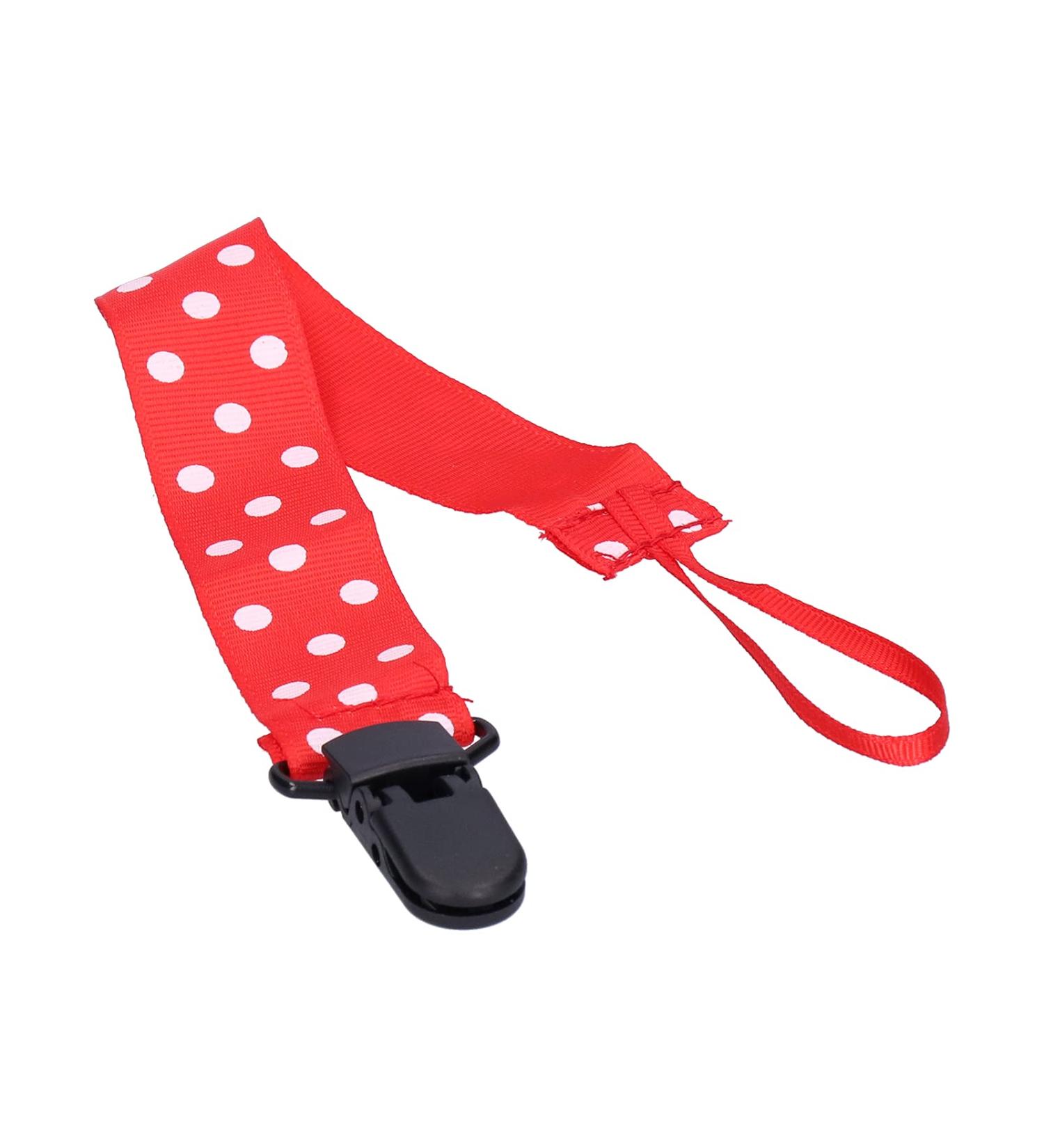 Crazy Sale Pacifier Holder - Safety Portable Baby Pacifier Clip (Red Dots) for Home | International Shipping Available - Buy Online on GoSupps.com