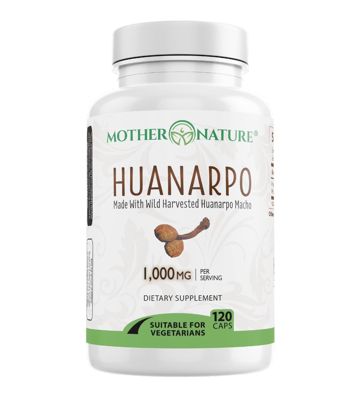 Huanarpo Macho Powder Capsules 1000mg (120 Count) - Male Support Energy & Performance - Non-GMO, Gluten-Free, Dairy-Free, Vegan - Buy Online on GoSupps.com