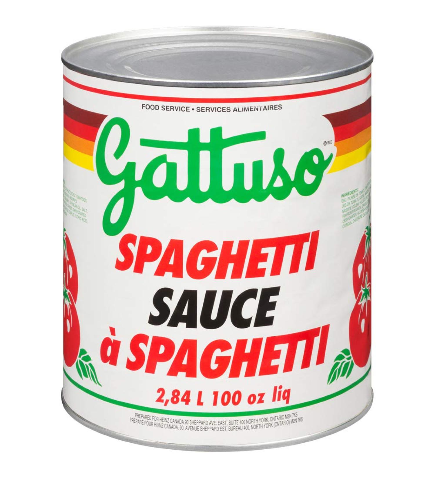 Gattuso Spaghetti Sauce 2.84L (6 Cans)