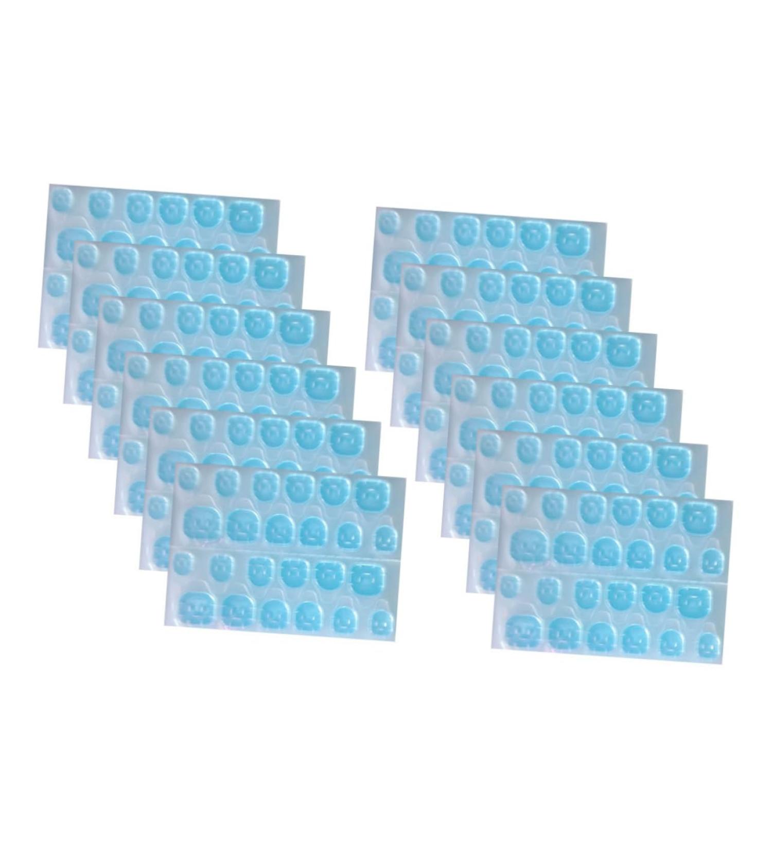 HAPINARY 30 Sheets Manicure Jelly Stickers Fake Nail Glue Sticker Convenient Manicure Paste Fake Nail Pastes Labeling Stickers Labels Water Proof Silica Gel Fake Nail Stickers - Buy Online on GoSupps.com