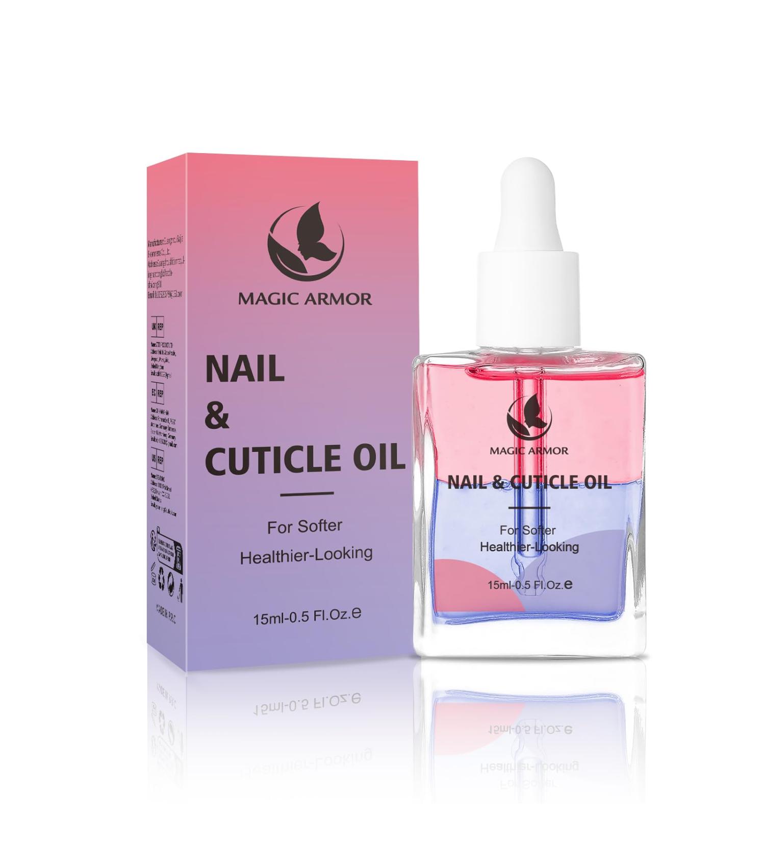 MAGIC ARMOR Huile pour cuticules pour ongles 15 ml - Hydrate et renforce le jojoba et la vitamine E - Hydrate et r pare et renforce les cuticules et les ongles - Pr vient les ongles - Buy Online on GoSupps.com