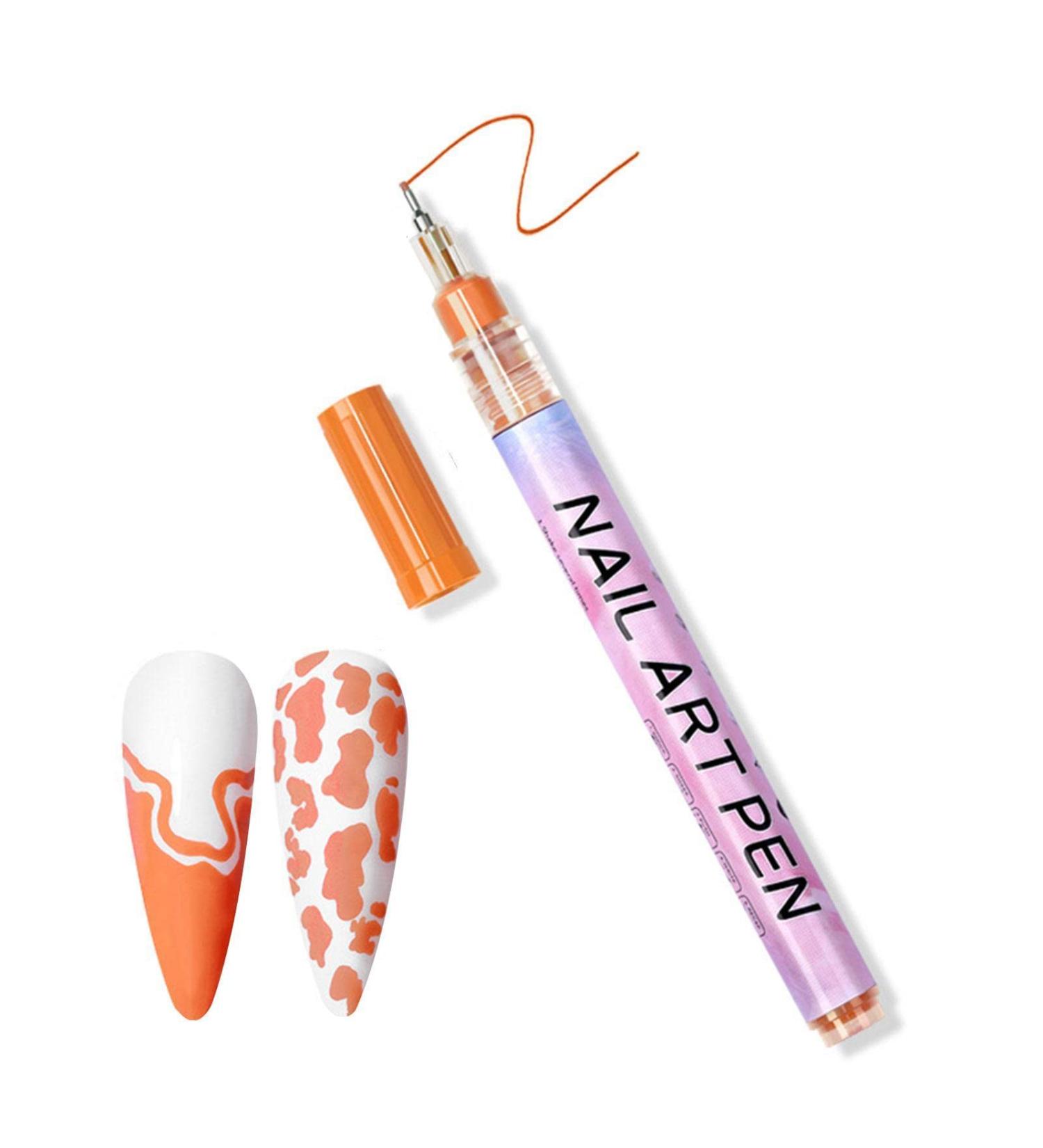 Nail Polish Pens Nail Polish Marker Painting | Drawing Graffiti Handy to Use Choose from 12 10 - Buy Online on GoSupps.com