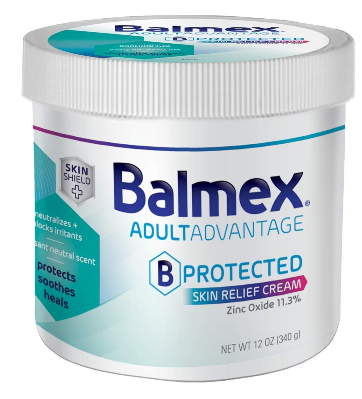 Balmex Adult Care Rash Cream 12 oz - Soothing Relief for Sensitive Skin - Buy Online on GoSupps.com
