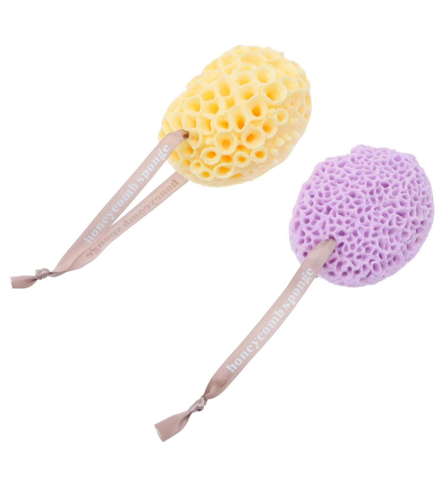 Didiseaon 4 Pcs Bath Balls & Loofahs - Exfoliating Shower Sponges & Bathing Tools for Kids | Hydrophilic Polyurethane Honeycomb Design - Buy Online on GoSupps.com