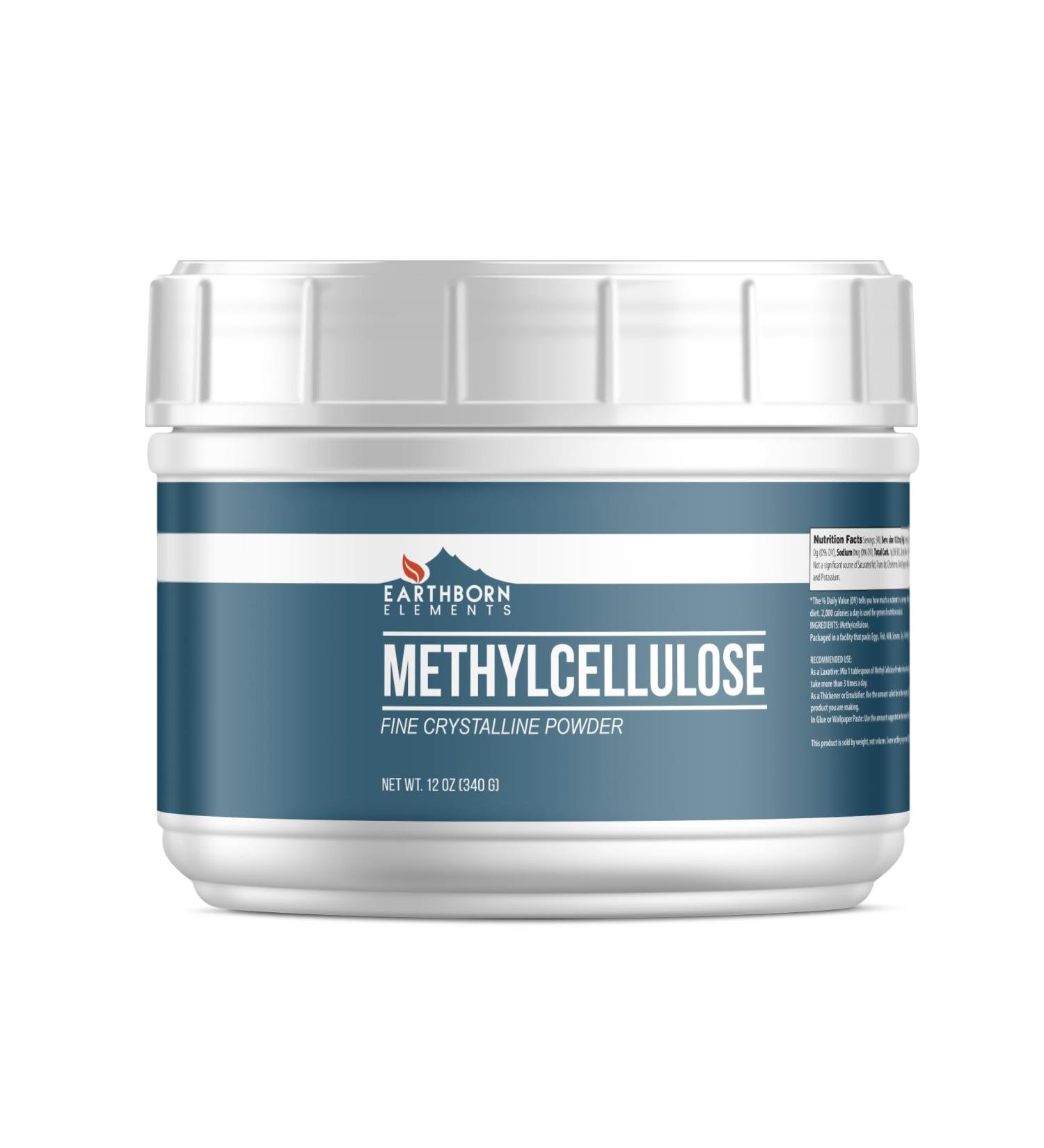 Earthborn Elements Methylcellulose (12 oz) No Emulsifiers Or Additives Food Grade - Buy Online on GoSupps.com