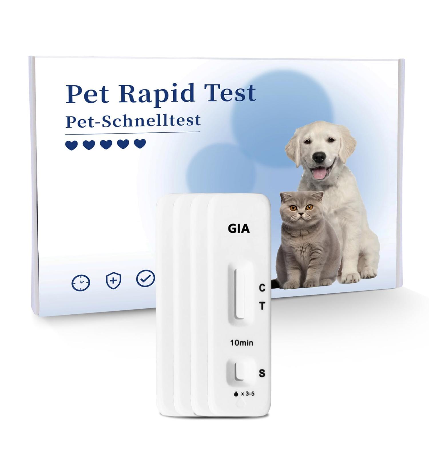 Belabb Giardien Quick Test for Dogs & Cats | Detect Diarrhea Nausea & Intestinal Parasites - Buy Online on GoSupps.com
