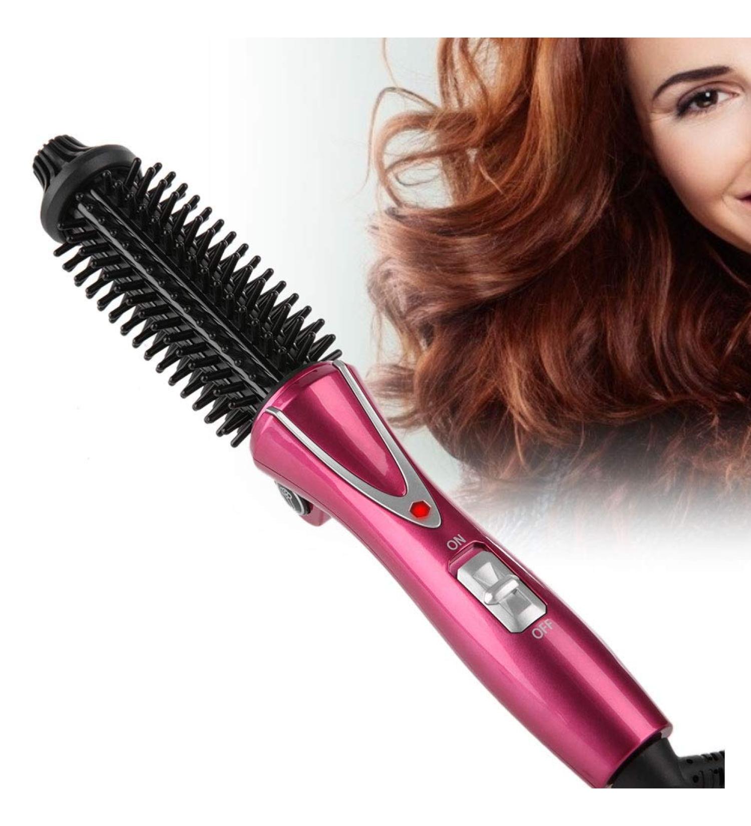curling iron Electric Hair Curler Professional Instant Heating Folding Hair Wand Portable Hair Comb Brush Hair Dressing Beauty Tool for All Hair Types - Buy Online on GoSupps.com