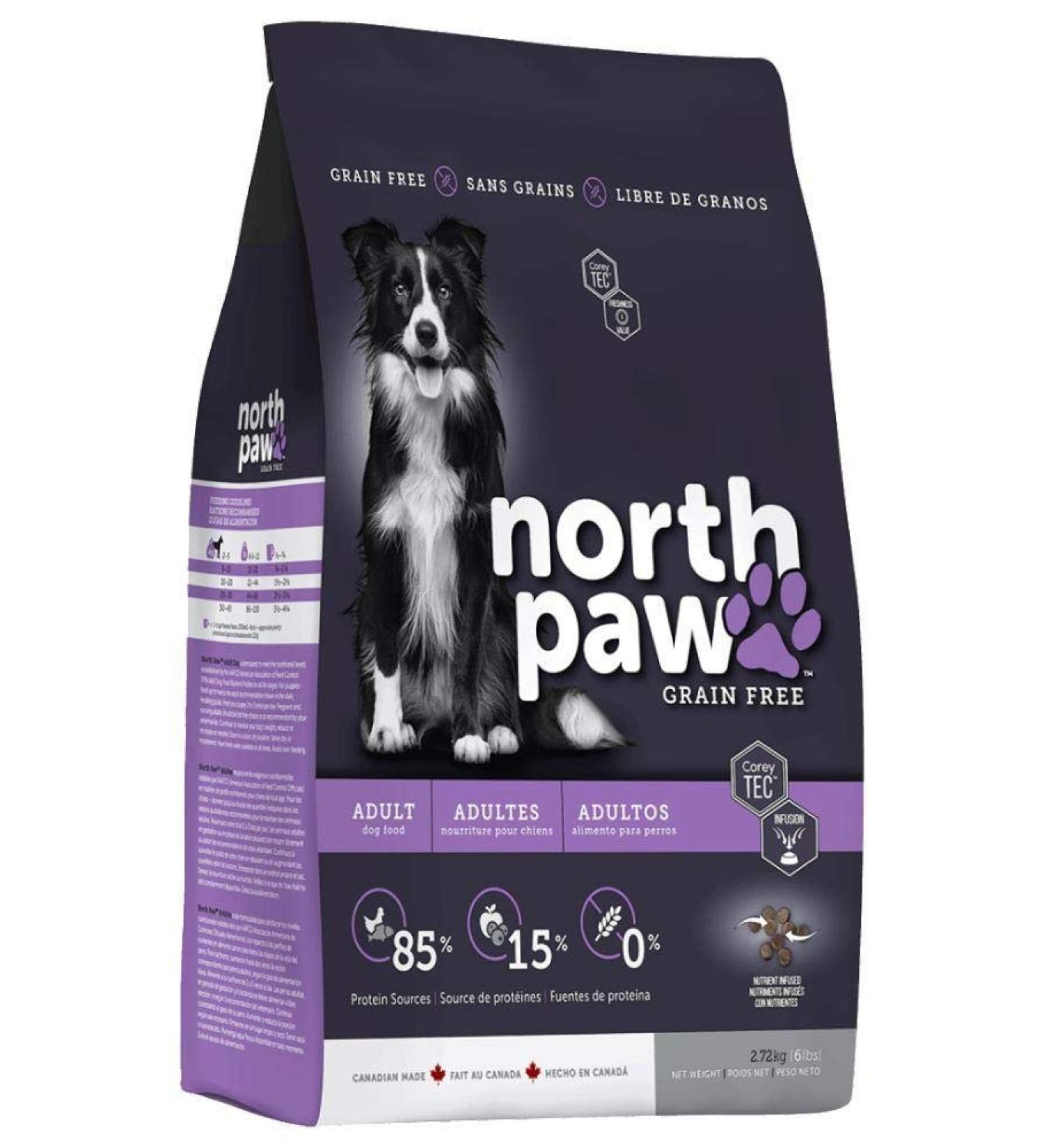 Corey North Paw Adult Grain Free Dog Food 11.4KG - Buy Online on GoSupps.com