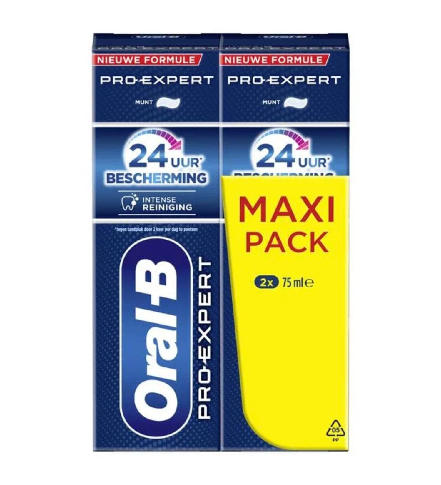 Oral-B Pro-Expert Intense Cleansing Toothpaste - 2x 75 ML - Buy Online on GoSupps.com