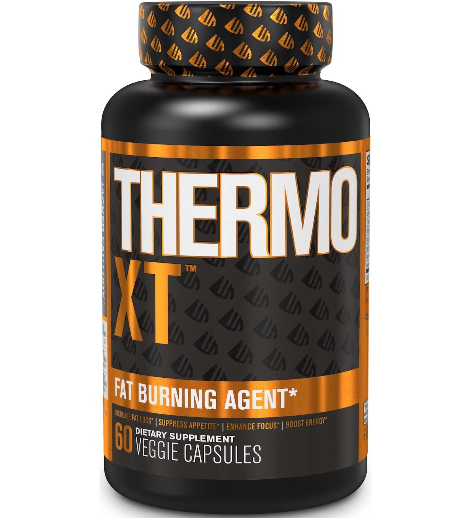 Thermo XT Thermogenic Fat Burner - 60 Veggie Diet Pills for Weight Loss, Appetite Control & Energy Boost - Men & Women's Premium Supplement - Buy Online on GoSupps.com