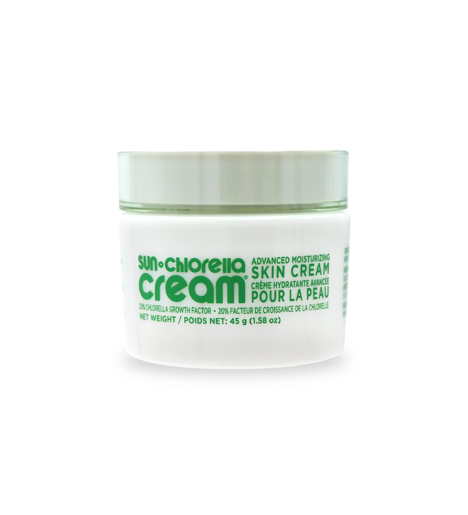 Sun Chlorella Cream Face Moisturizer - Deep Hydration & Anti-Aging - Natural Skin Care for Radiant Glow - Paraben Free 1.58oz - Buy Online on GoSupps.com