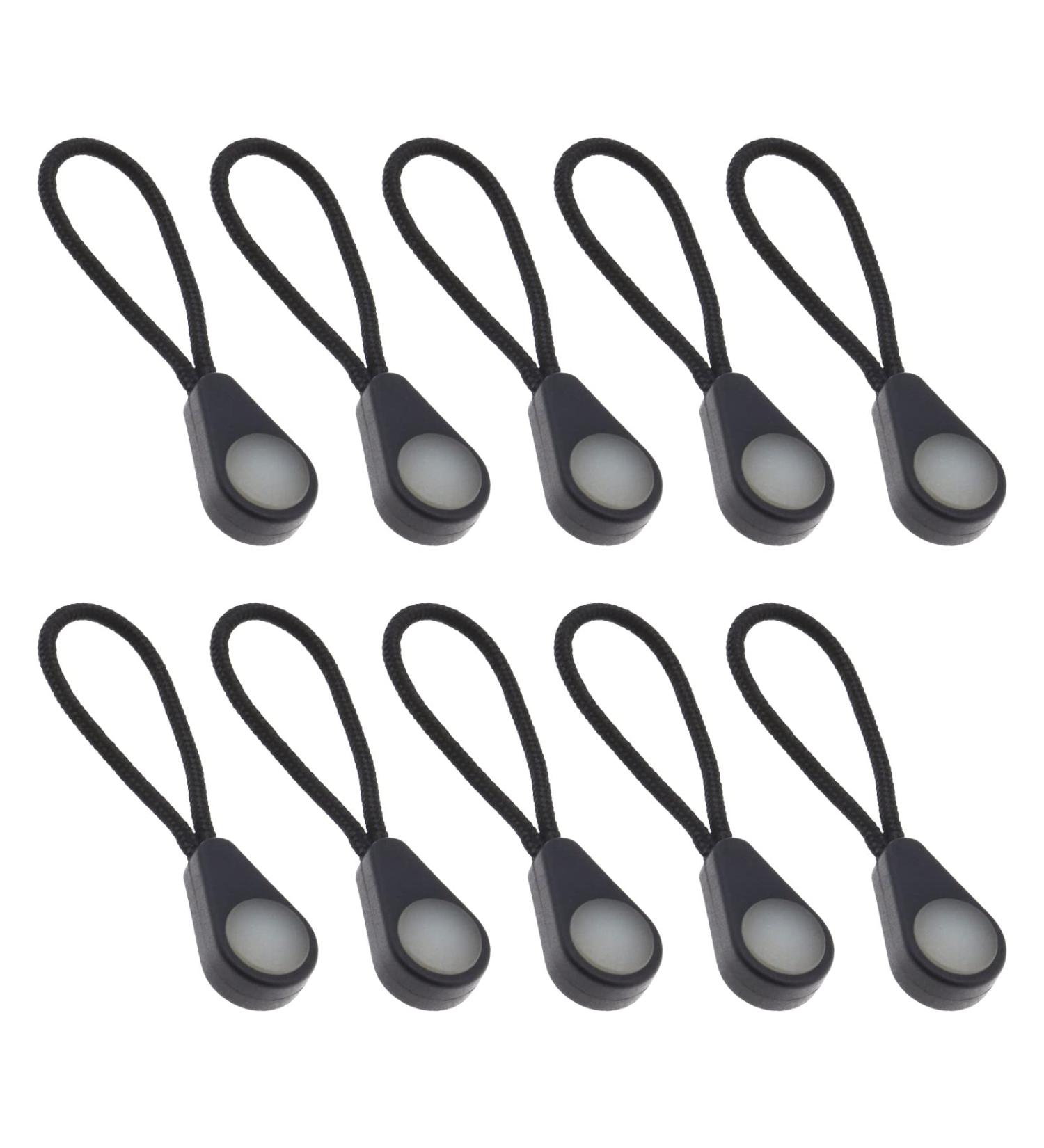VGOL 10PCS Glow in the Dark Zipper Pulls - Ultra Bright Green Replacement Extensions for Coats Jackets Backpacks & Keys - International Shipping Available - Buy Online on GoSupps.com
