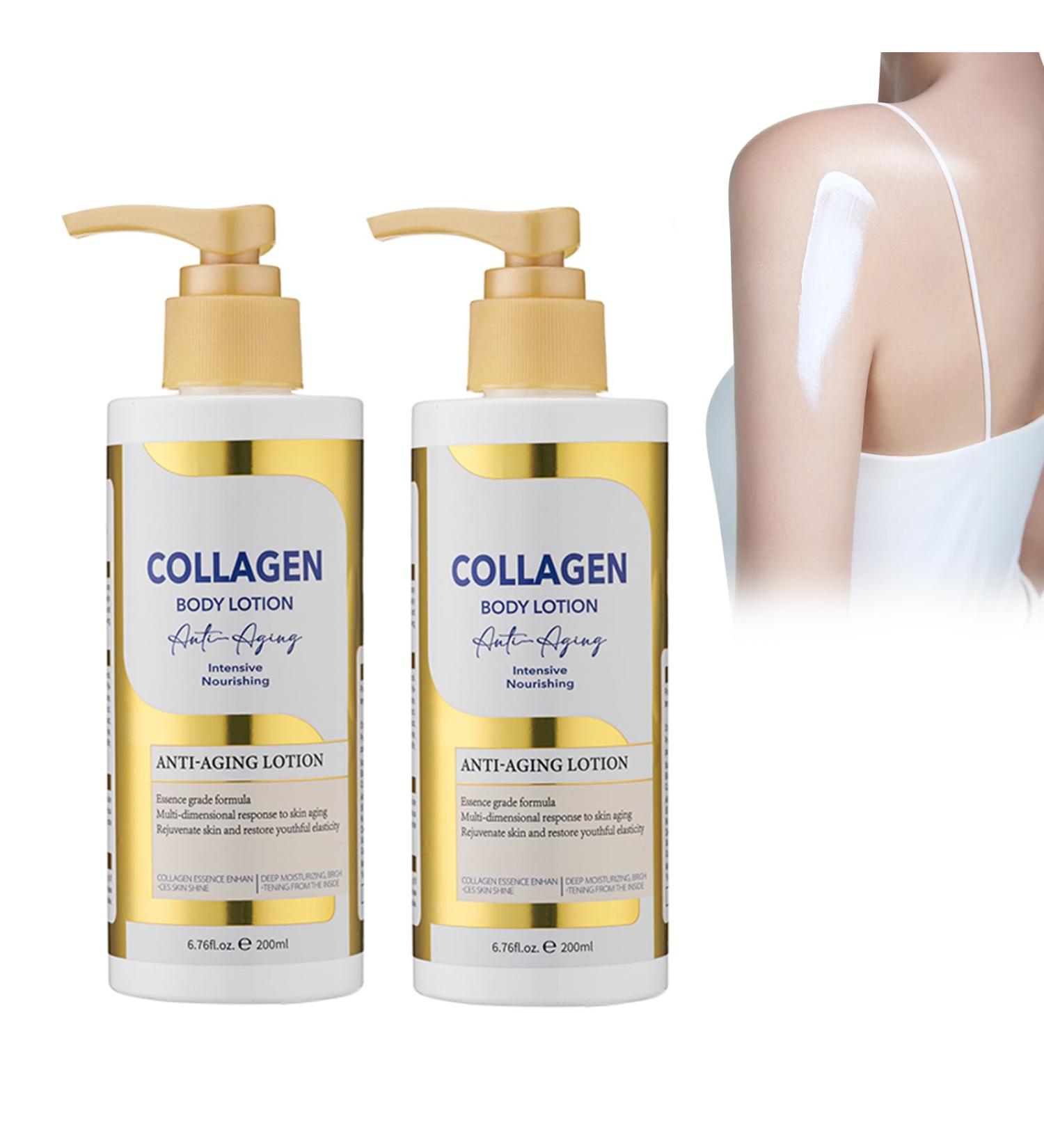 Collagen Body Lotion collagen body lotion 200 ml intensive moisture care and antiaging effect for tight and supple skin - Buy Online on GoSupps.com