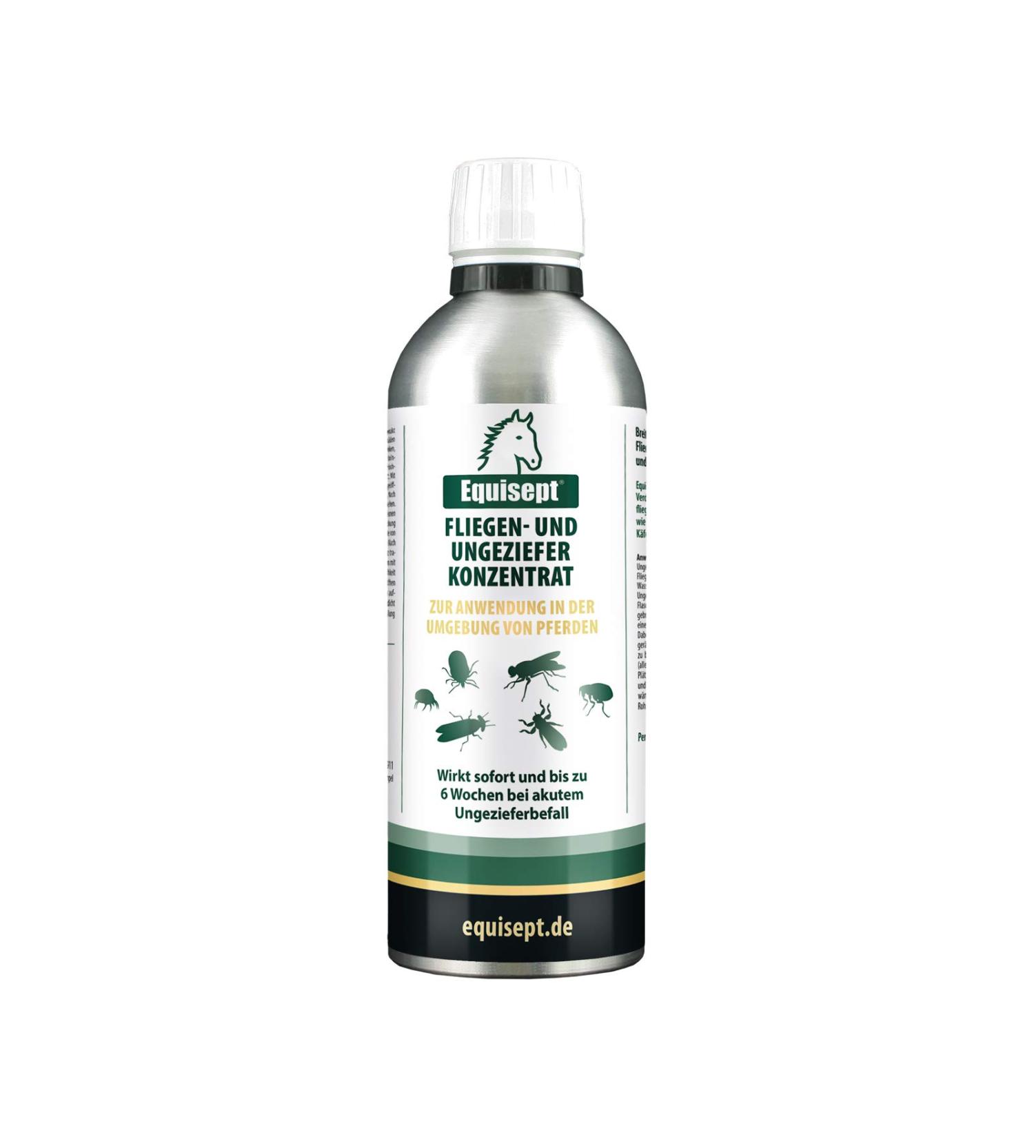 Equisept Fly & Vermin Concentrate for Horses - 500ml | Immediate & Long-Term Fly Spray Solution - Produces Up to 50 Liters - Buy Online on GoSupps.com