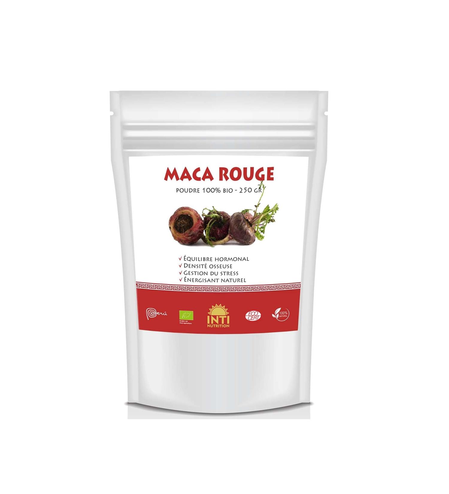 Peruvian Superfood 100% Pure Organic Red Maca Powder - Buy Online on GoSupps.com