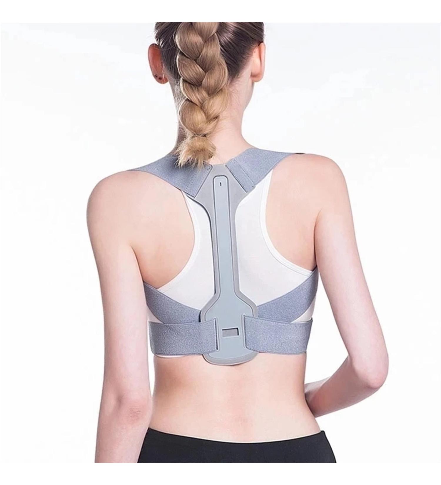 Adjustable Posture Corrector Back Shoulder Straighten Pedic Brace Belt for Clavicle Spine Men Women (Color : Light Grey Size : Medium) (Light Grey M) Light Grey Medium - Buy Online on GoSupps.com