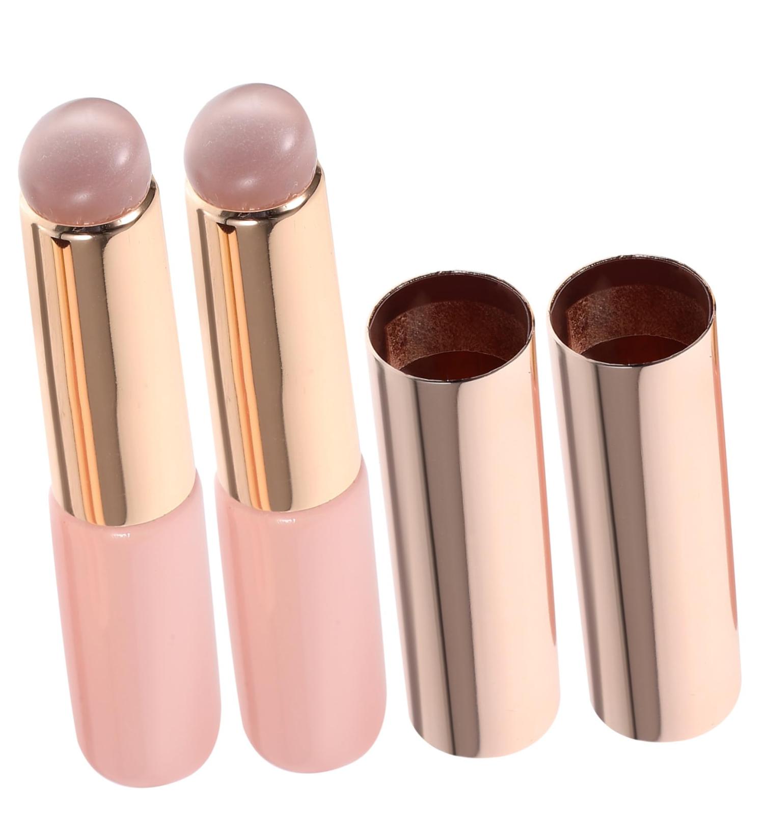 Healeved 2pcs Lip Brush Makeup Brush Lip Makeup Concealer Brush Lipstick Applicator Lip Wands Lipstick Brush Lip Balm Applicator Silicone Lip Applicator Lip Scrub Brush Lip Stick Brush - Buy Online on GoSupps.com