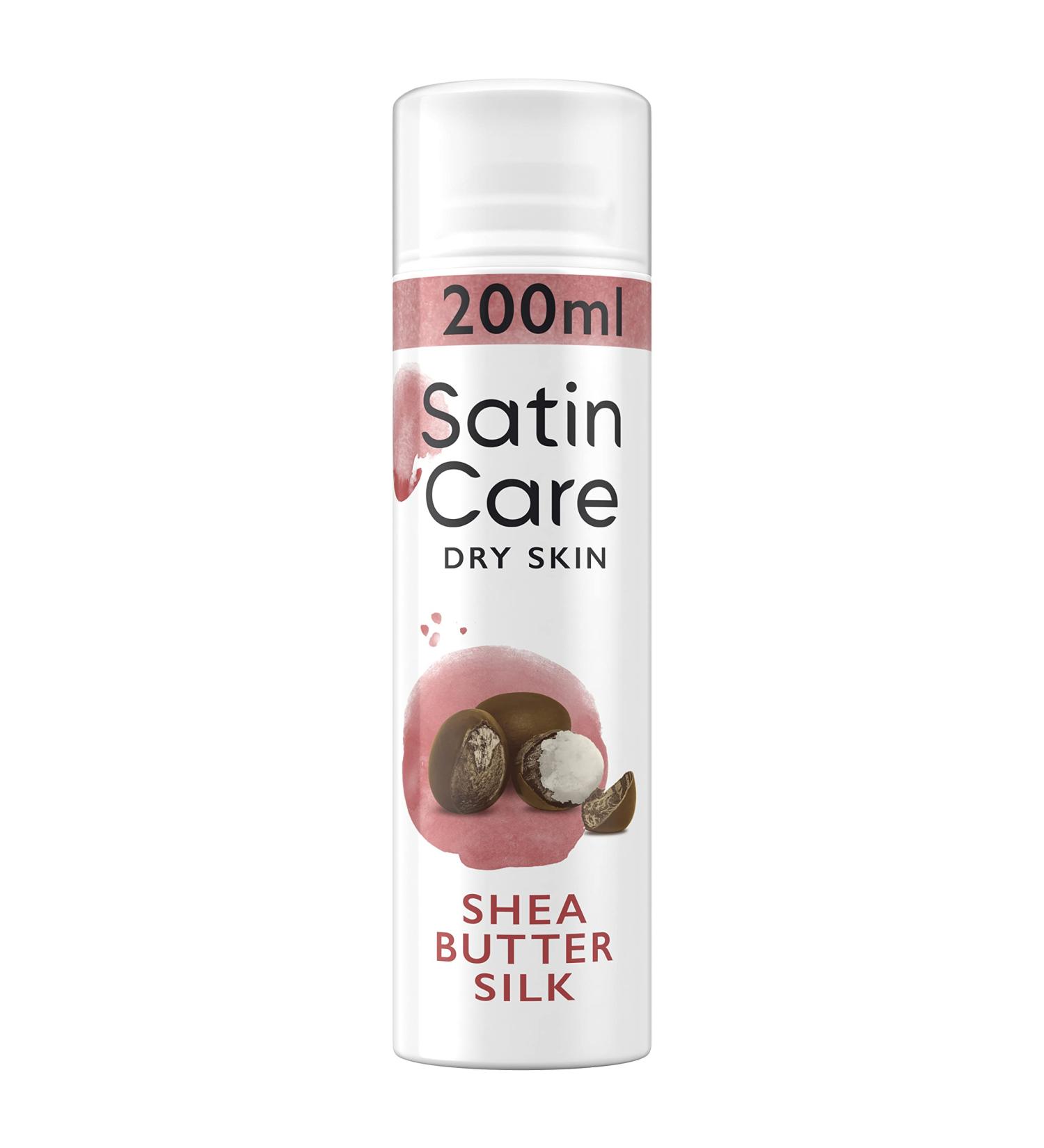 Buy Gillette Satin Care Intimate Shaving Gel for Women (200 ml) - Shea Butter Silk Perfect Gift! - Buy Online on GoSupps.com