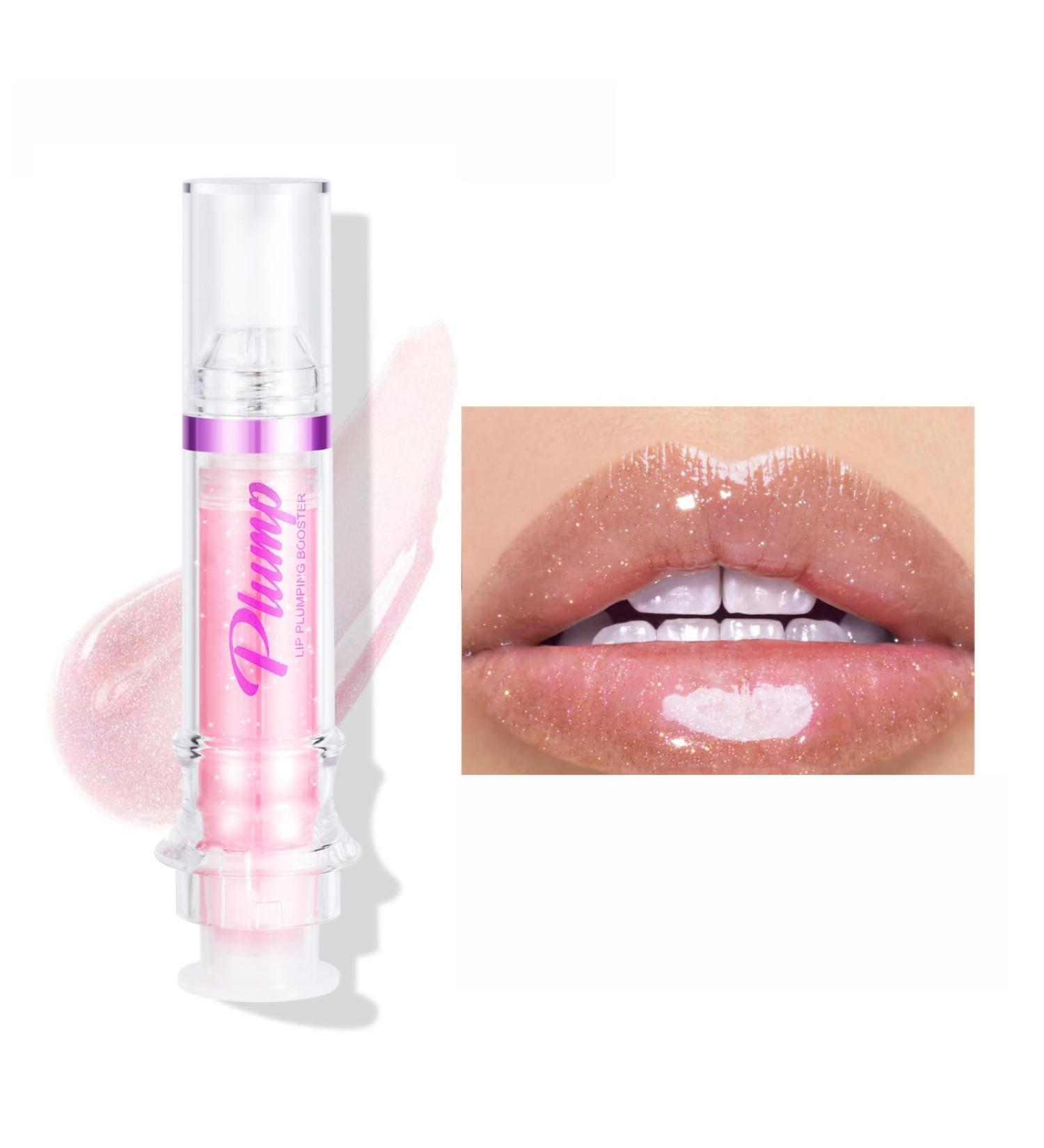 Yeuxtty Lip Plumper Gloss Natural Spicy Lip Plumping Booster Moisturizing Hydrating Lip Plumping Oil and Lip Care Serum for Women Girls(#2) - Buy Online on GoSupps.com