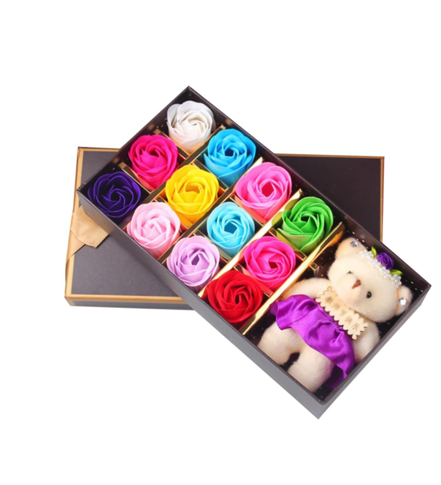 UTHCLO 12 Bath Soap Pink Soap Plant Essential Oil Blue Soap Plants Luxury Ladies Suits Bath Soaps Flower Miss Box Take a Bath - Buy Online on GoSupps.com