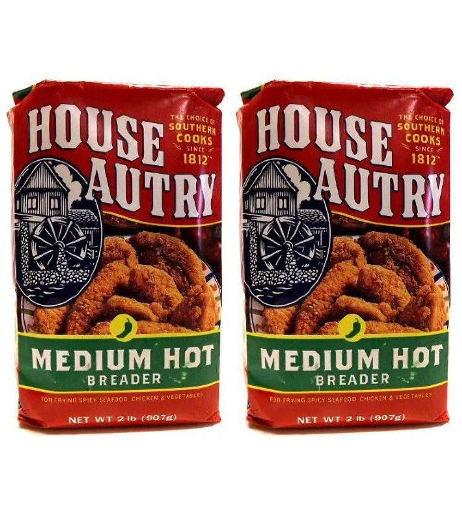 House Autry Medium Hot Breader 2-lb bags (Pack of 2)