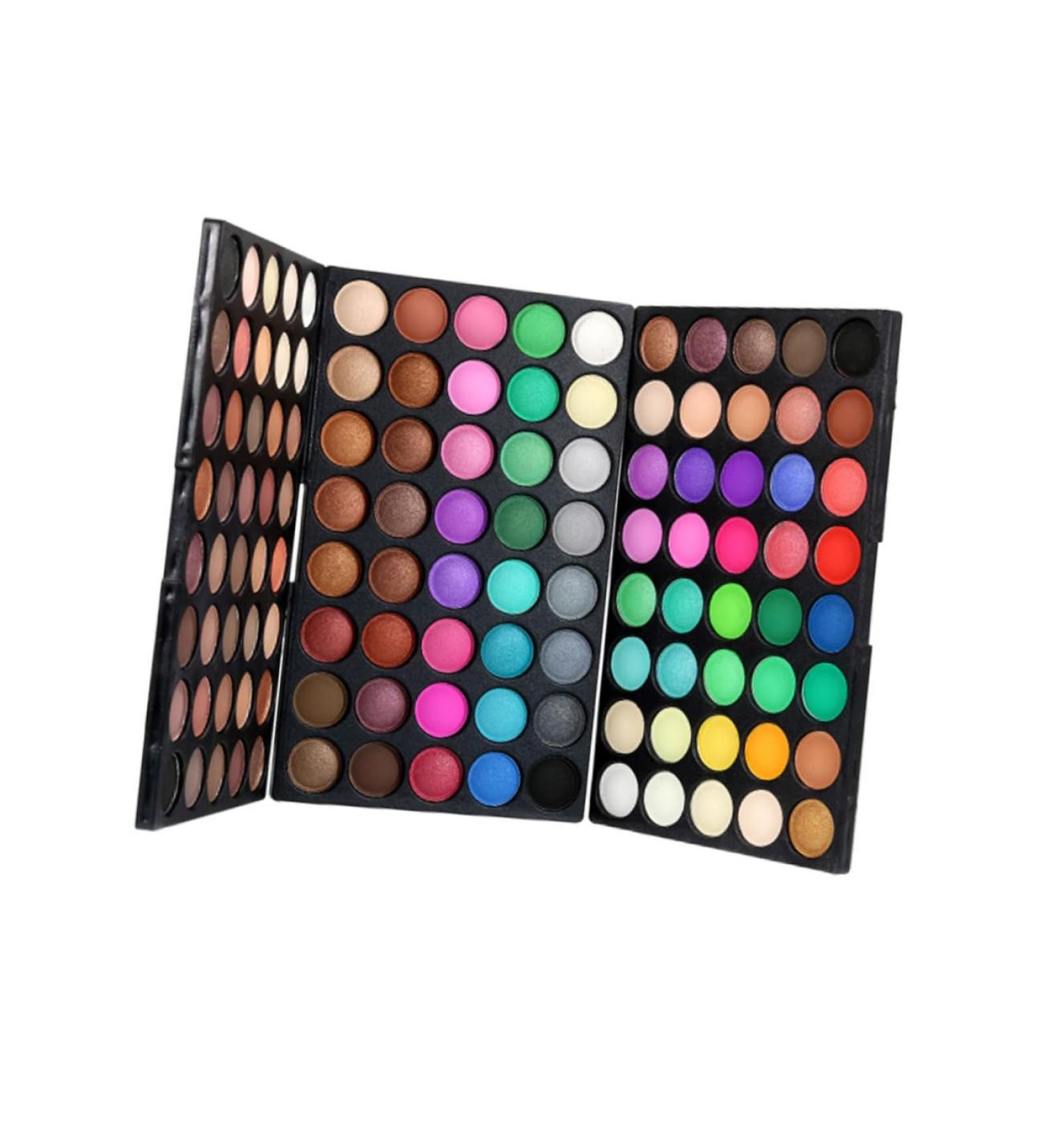 FOMIYES 120 Glitter Eye Shadow Shimmer Eyeshadow Glitter Palette Eye Shadow Palettes Makeup Make up 1 count (Pack of 1) Picture 1 - Buy Online on GoSupps.com