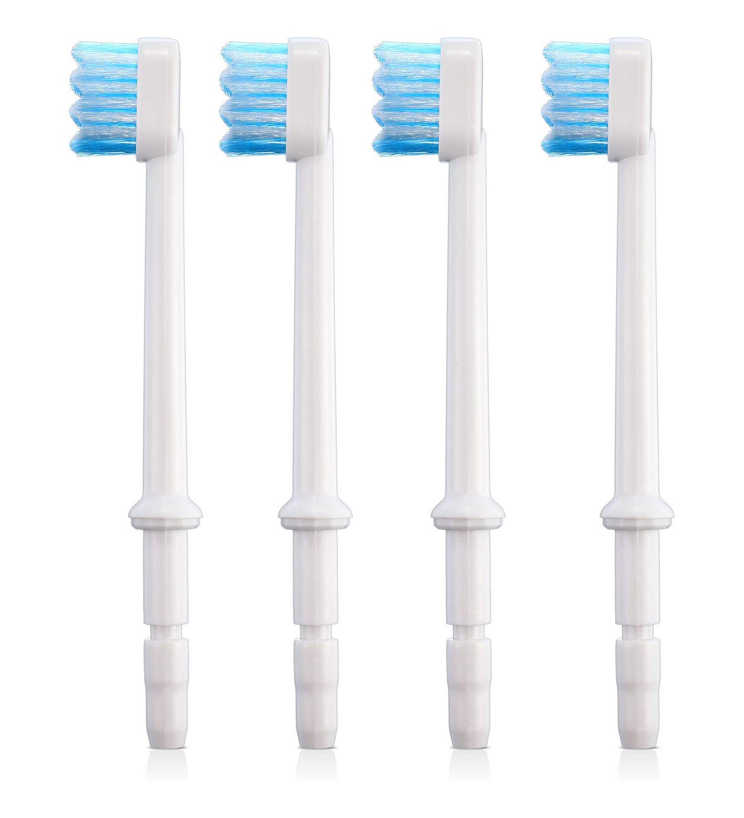 Frienda Replacement Dental Water Jet Nozzle Compatible with Waterpik Flossers - 4 Pieces - Buy Online on GoSupps.com