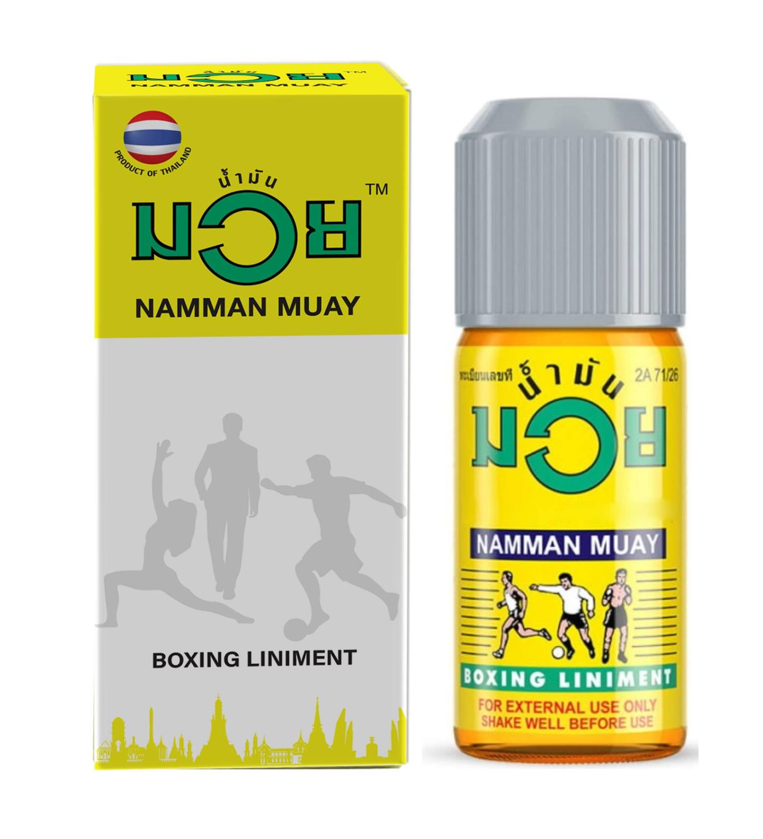 Buy Namman Muay Thai Boxing Liniment Oil 30ml - Essential Massage Oil for Athletes | International Shipping - Buy Online on GoSupps.com